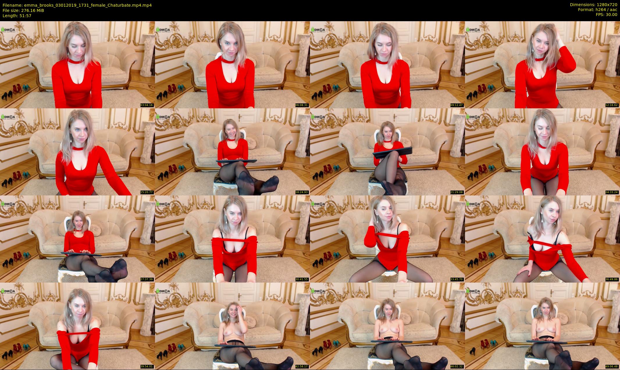 emma_brooks — 52 minute Chaturbate female cam show recording, 720p, Jan 3, 2019