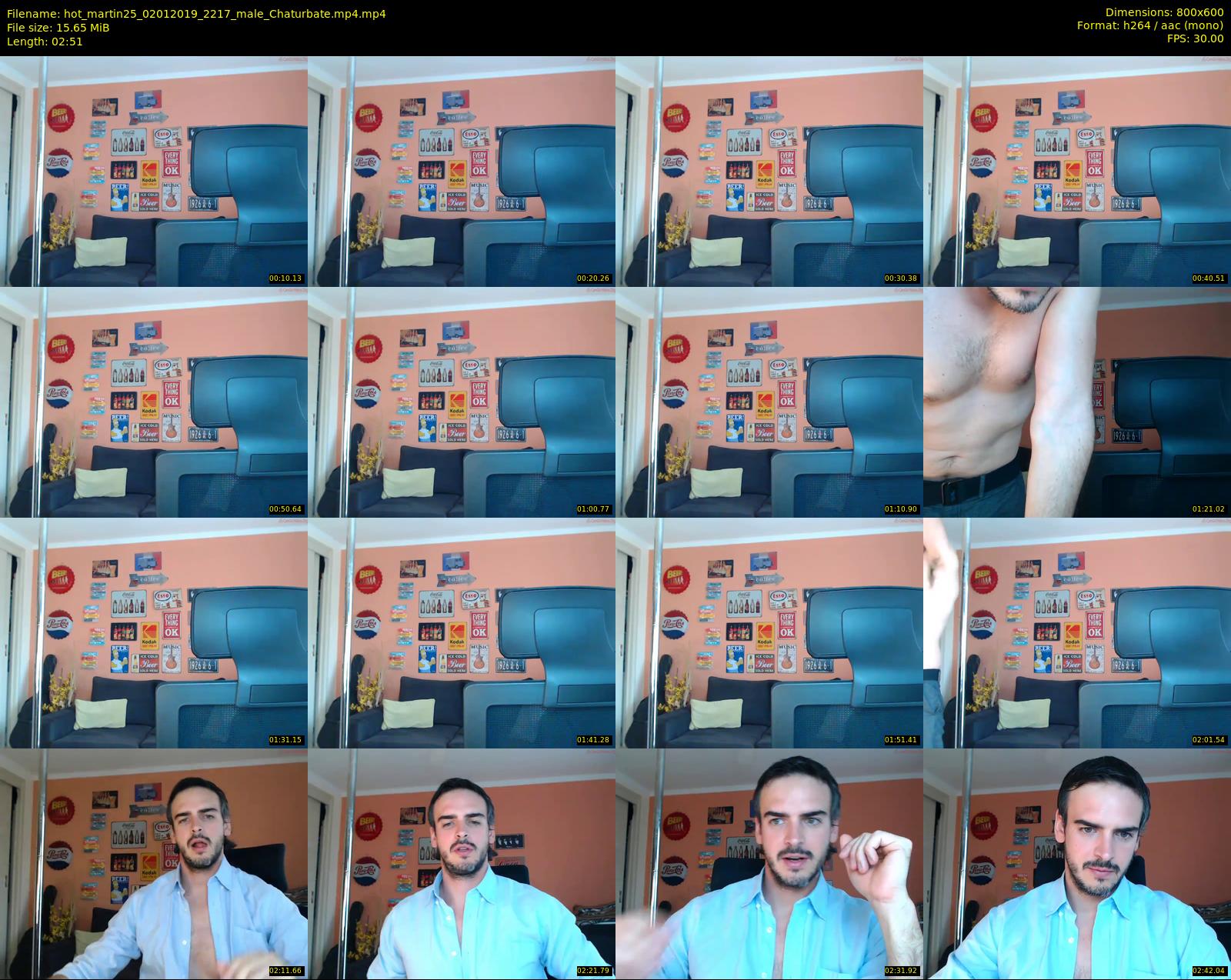 hot_martin25 — 3 minute Chaturbate male cam show recording, 480p, Jan 2, 2019