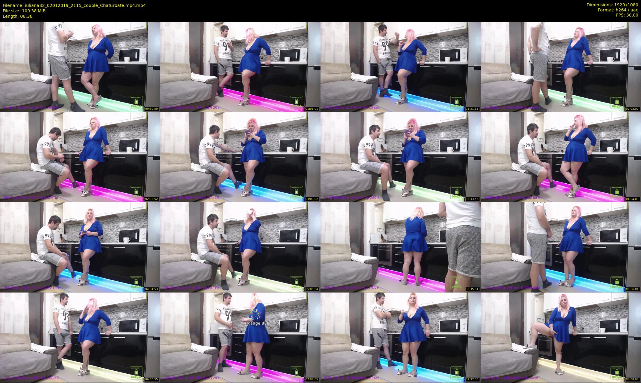 iuliana32 — 9 minute Chaturbate couple cam show recording, 1080p, Jan 2, 2019