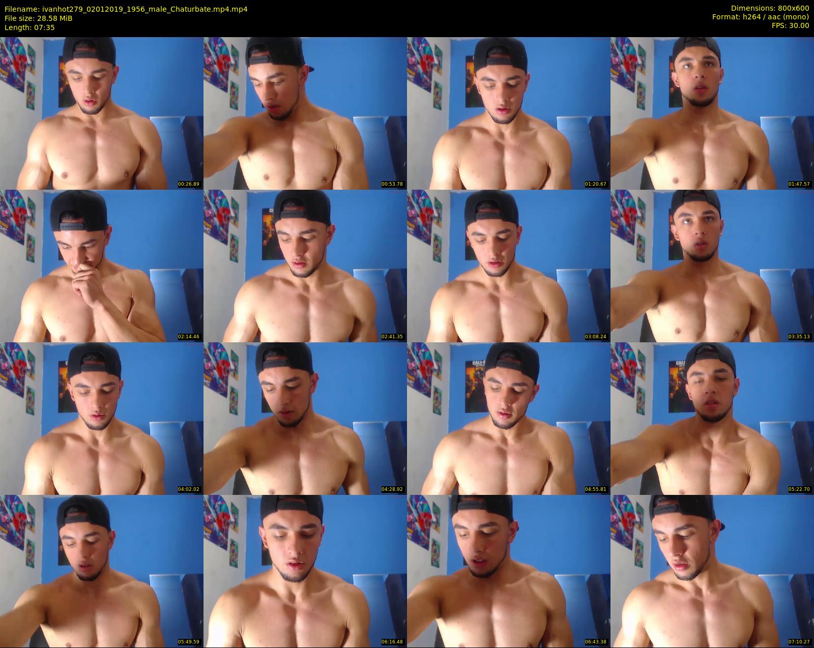ivanhot279 — 8 minute Chaturbate male cam show recording, 480p, Jan 2, 2019