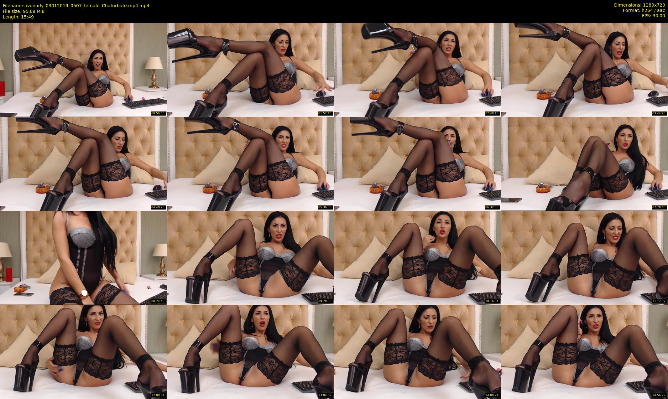 ivonady — 16 minute Chaturbate female cam show recording, 720p, Jan 3, 2019