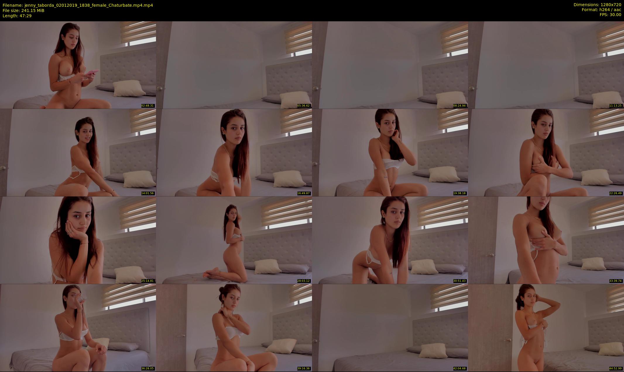 jenny_taborda — 48 minute Chaturbate female cam show recording, 720p, Jan 2, 2019