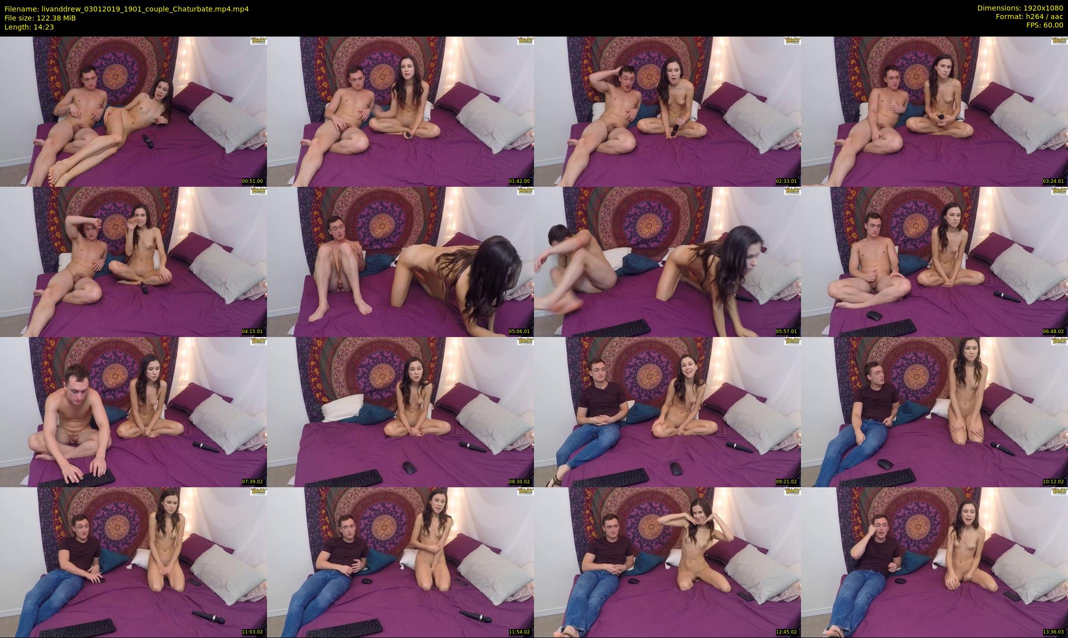 livanddrew — 15 minute Chaturbate couple cam show recording, 1080p, Jan 3, 2019