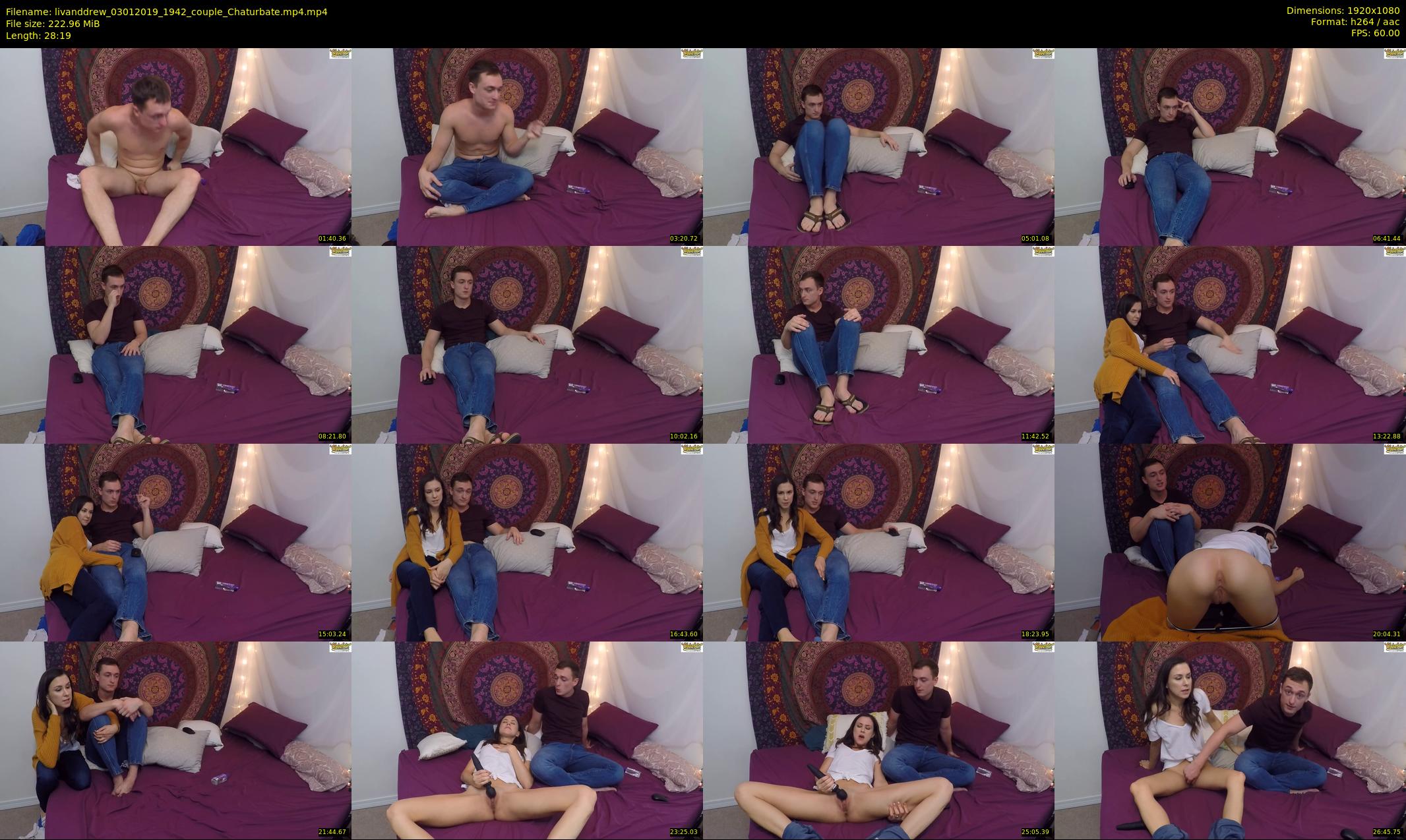 livanddrew — 29 minute Chaturbate couple cam show recording, 1080p, Jan 3, 2019