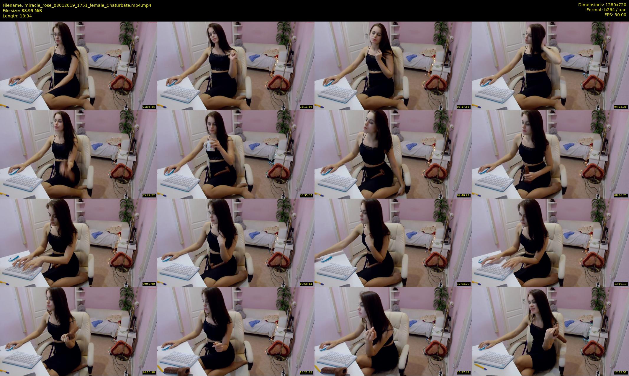 miracle_rose — 19 minute Chaturbate female cam show recording, 720p, Jan 3, 2019