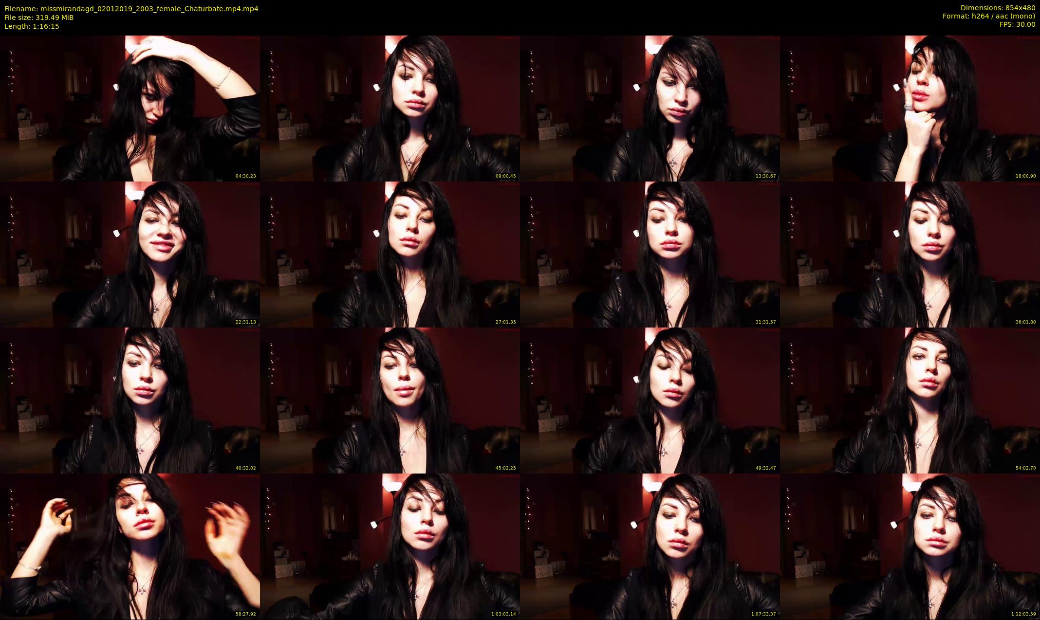 missmirandagd — 77 minute Chaturbate female cam show recording, 480p, Jan 2, 2019