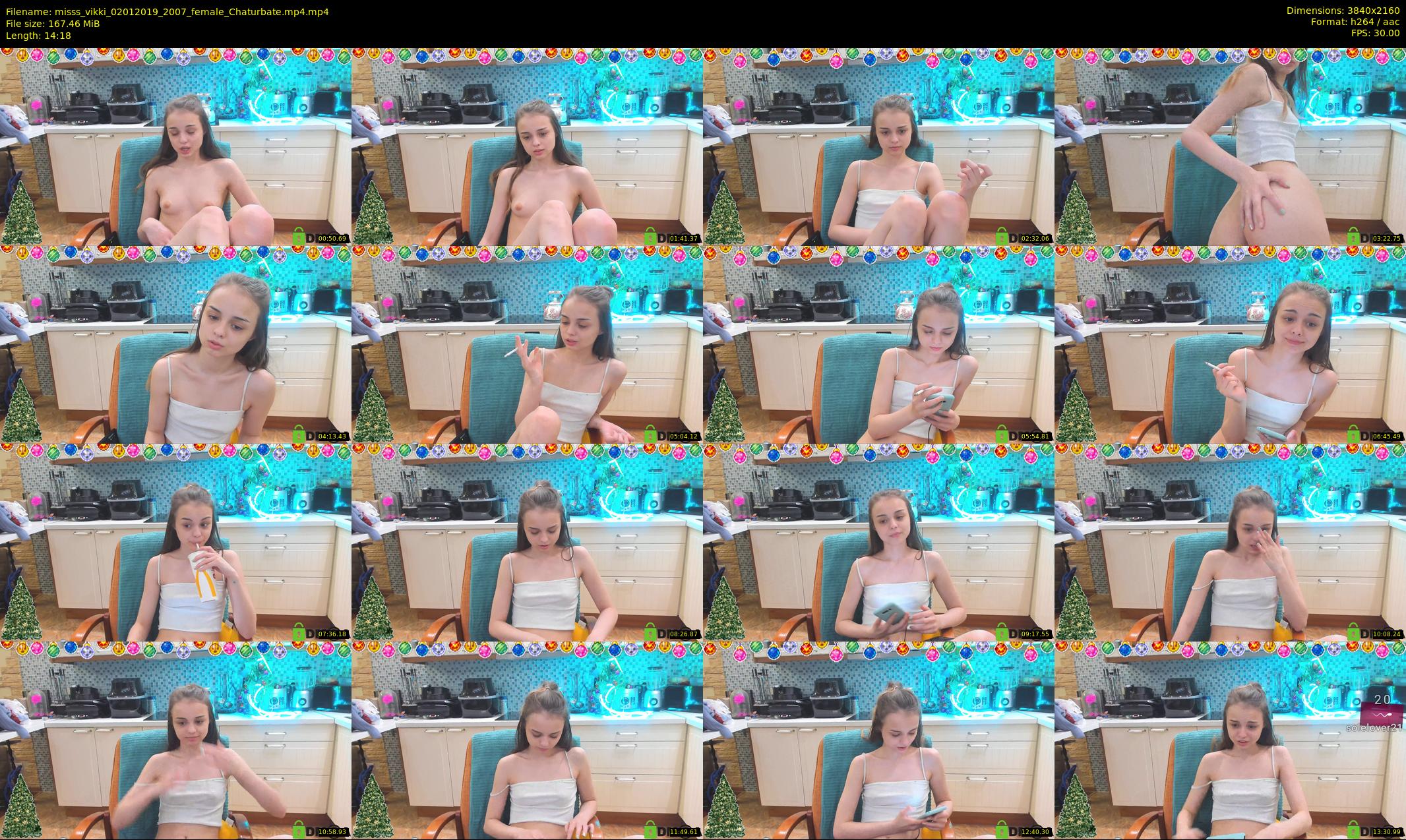 misss_vikki — 15 minute Chaturbate female cam show recording, 4K, Jan 2, 2019