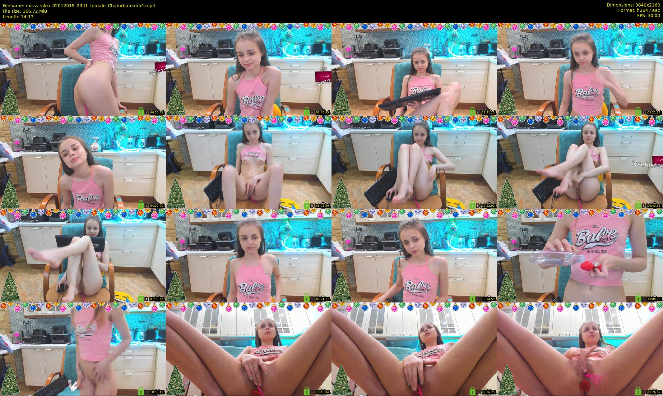 misss_vikki — 15 minute Chaturbate female cam show recording, 4K, Jan 2, 2019