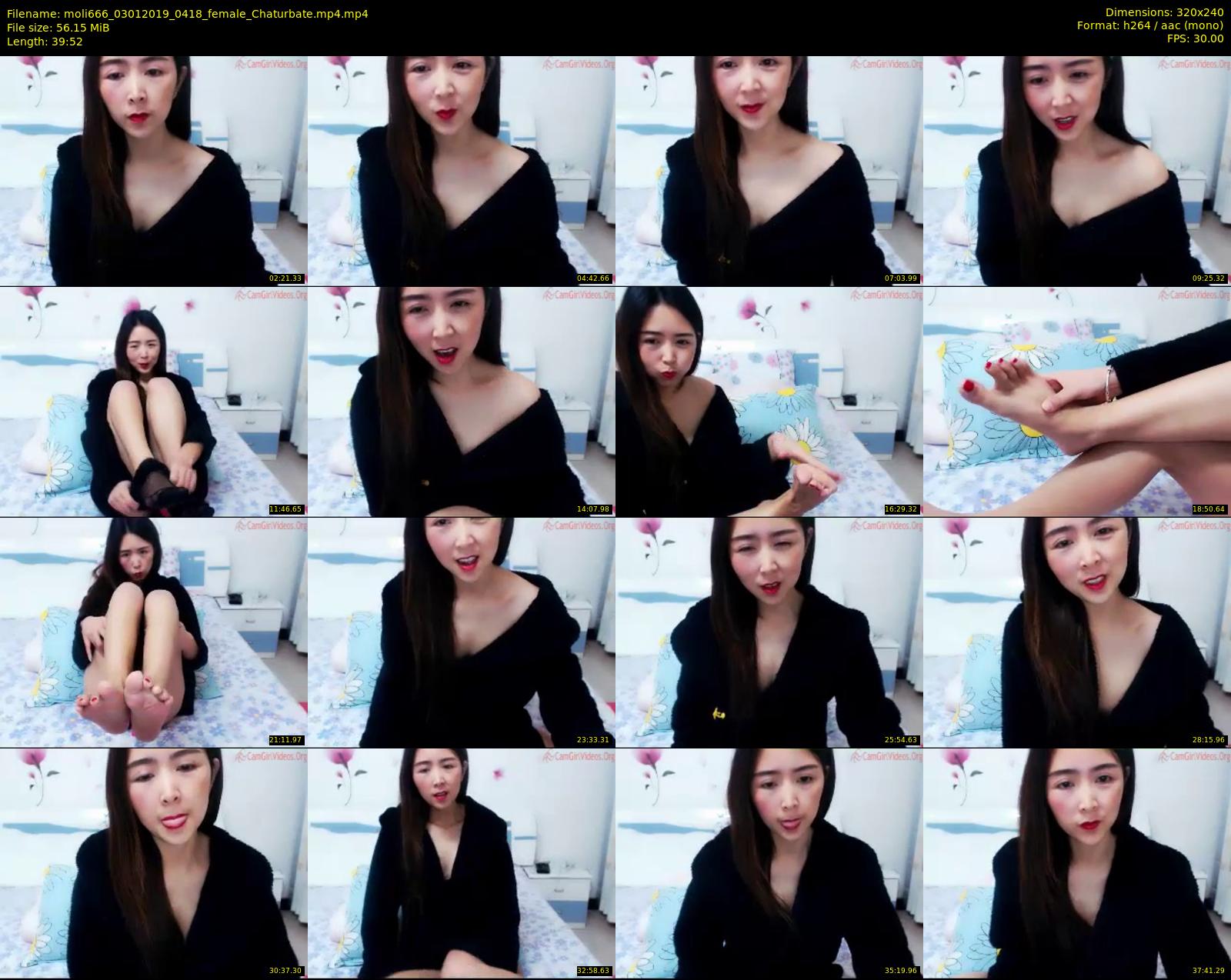 moli666 — 40 minute Chaturbate female cam show recording, SD, Jan 3, 2019
