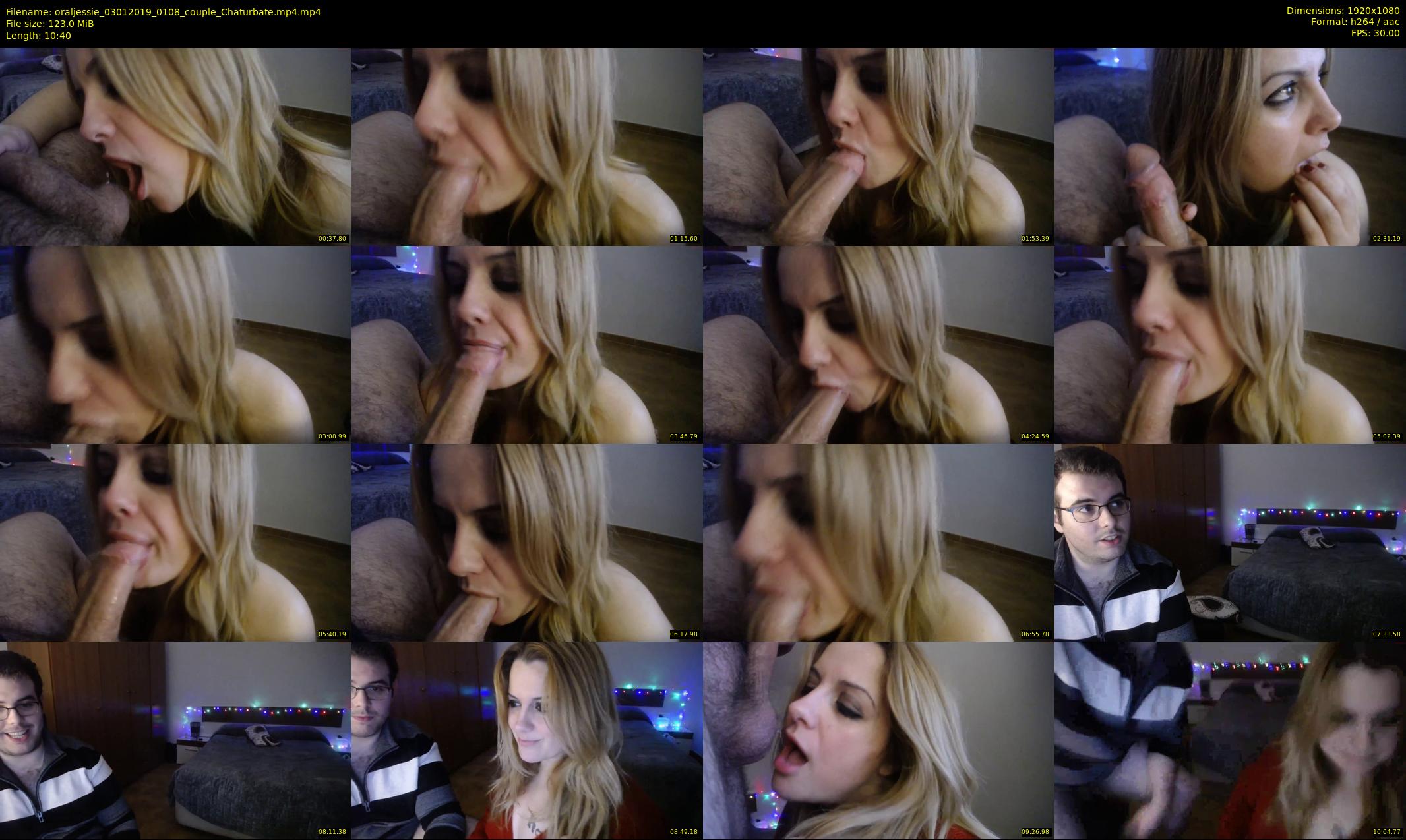 oraljessie — 11 minute Chaturbate couple cam show recording, 1080p, Jan 3, 2019