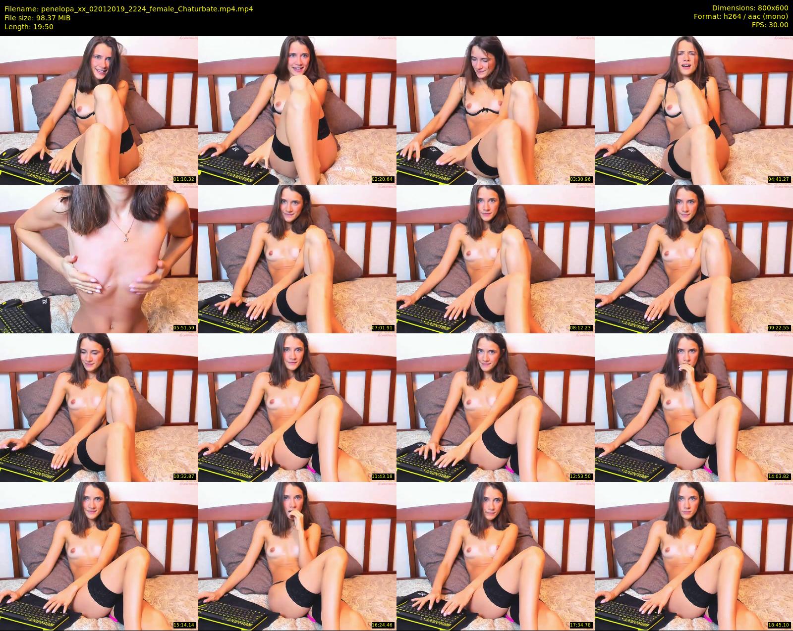 penelopa_xx — 20 minute Chaturbate female cam show recording, 480p, Jan 2, 2019