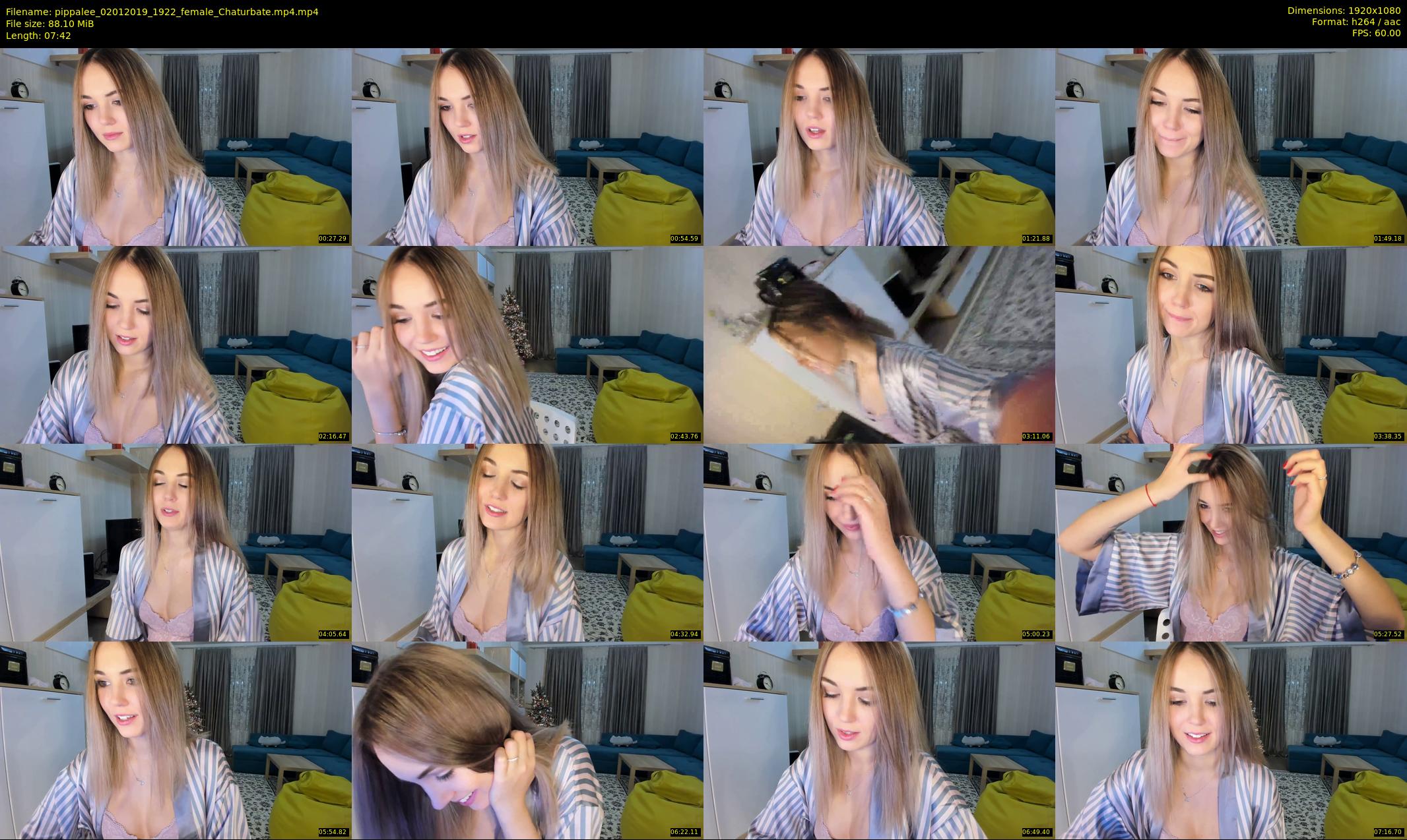 pippalee — 8 minute Chaturbate female cam show recording, 1080p, Jan 2, 2019