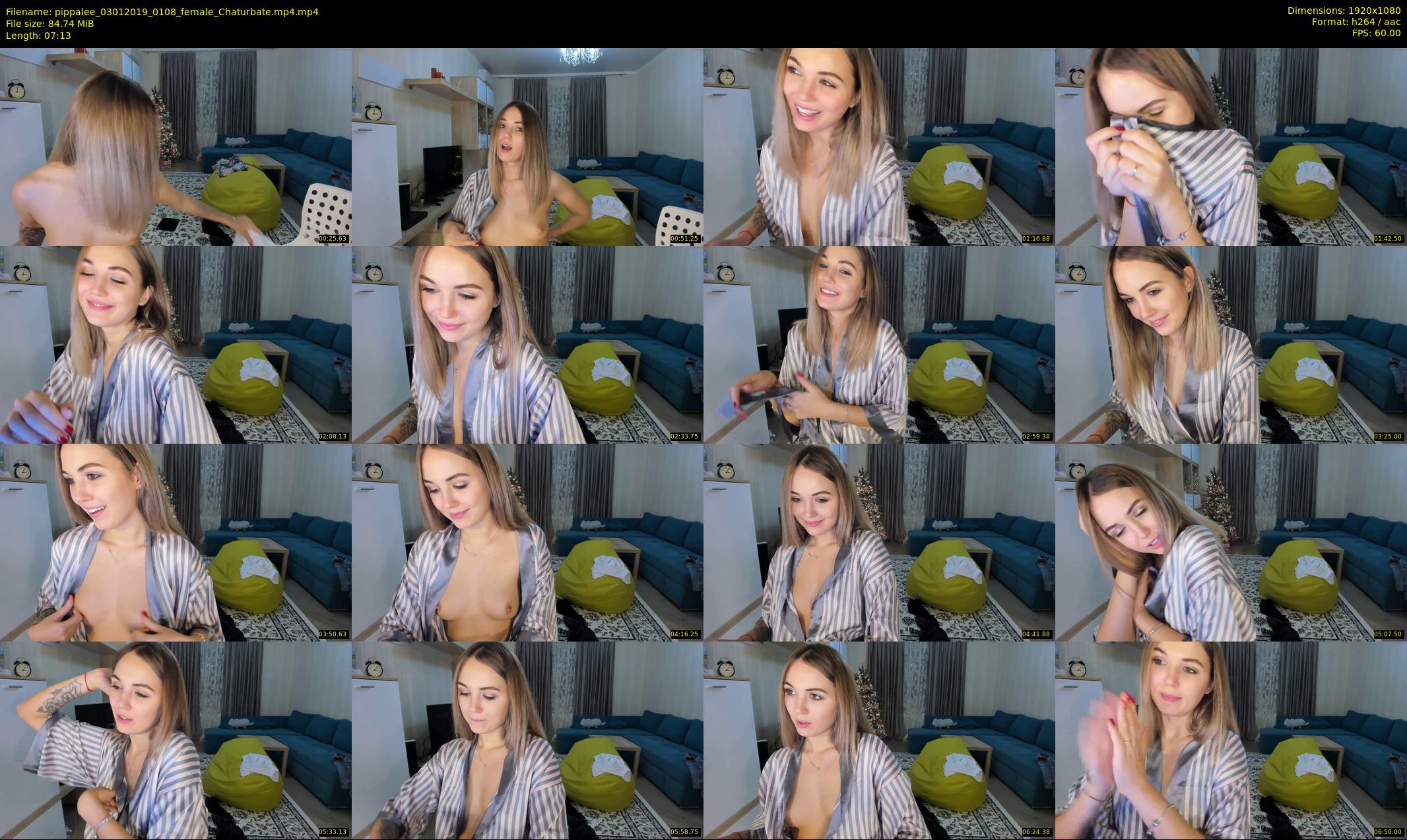 pippalee — 8 minute Chaturbate female cam show recording, 1080p, Jan 3, 2019
