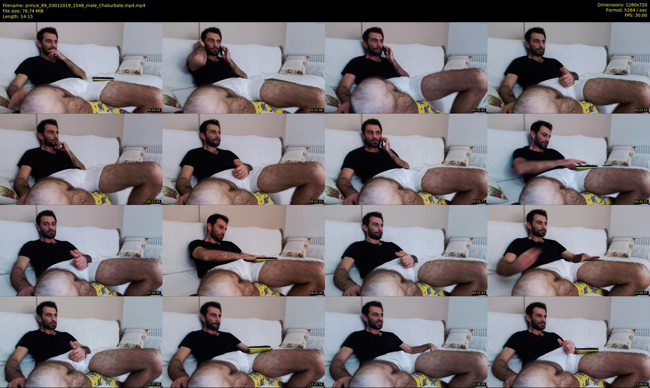 prince_89 — 15 minute Chaturbate male cam show recording, 720p, Jan 3, 2019