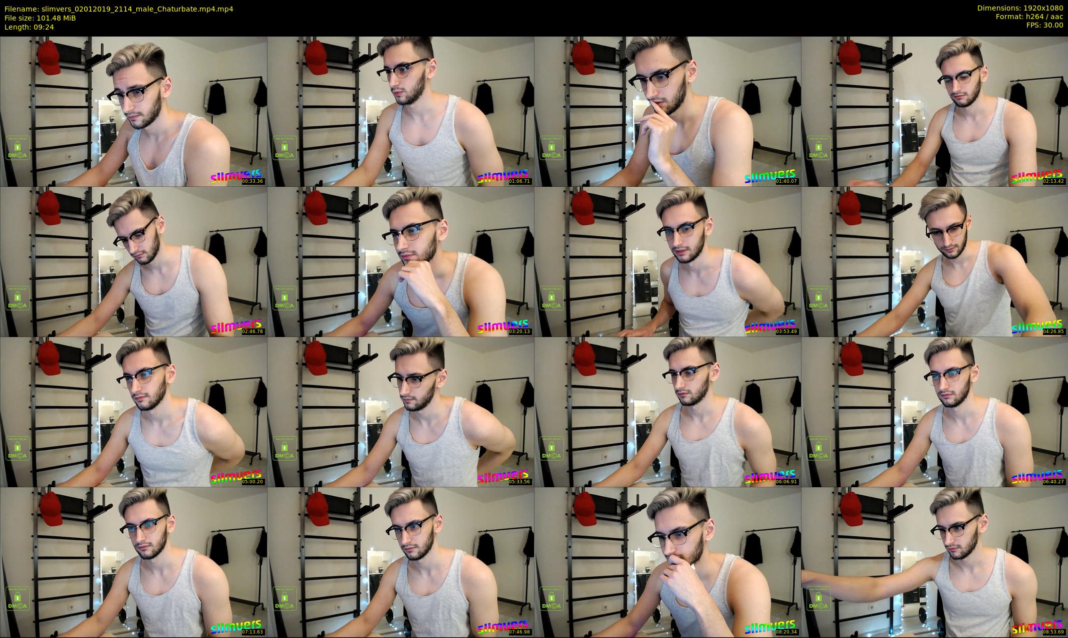 slimvers — 10 minute Chaturbate male cam show recording, 1080p, Jan 2, 2019