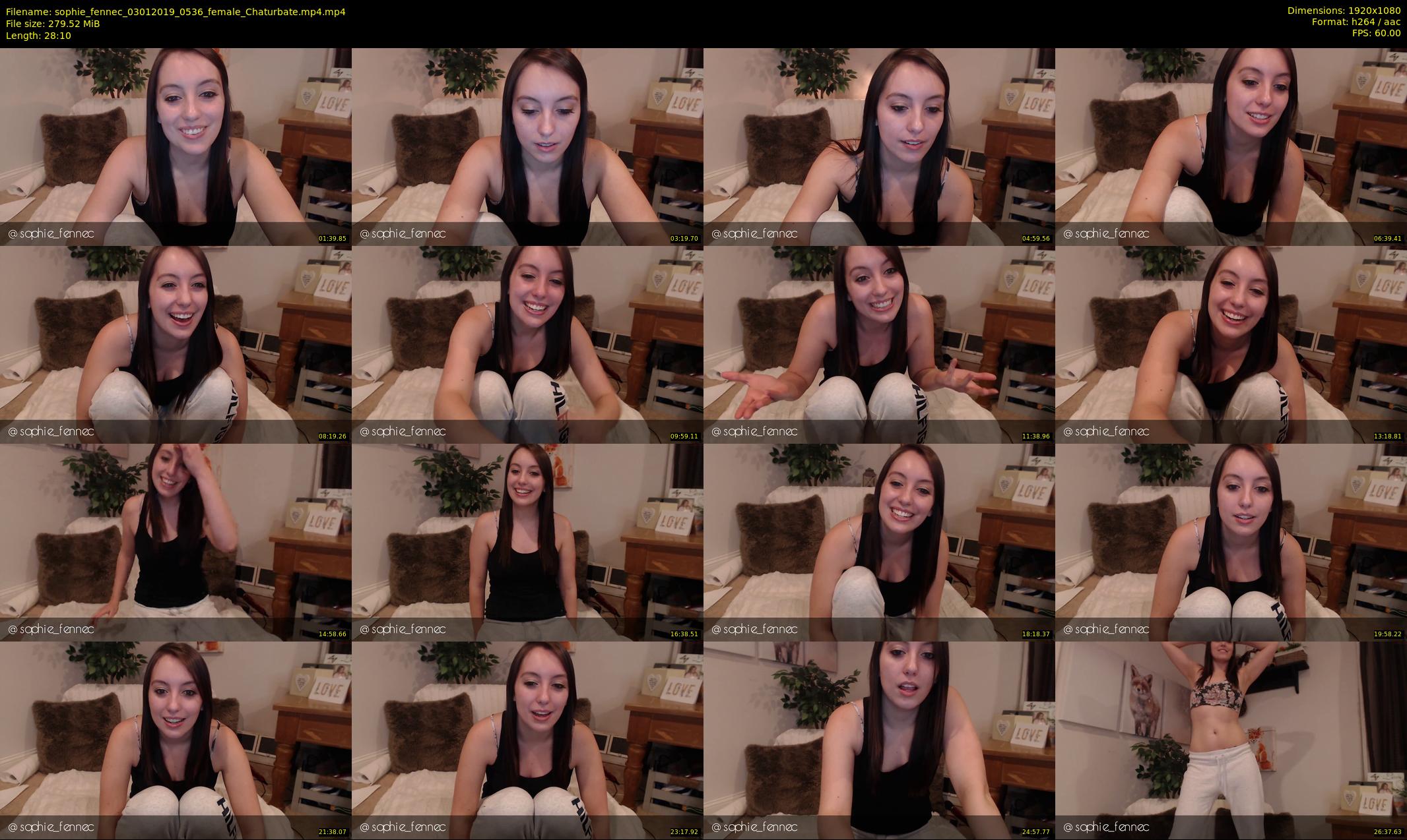 sophie_fennec — 29 minute Chaturbate female cam show recording, 1080p, Jan 3, 2019