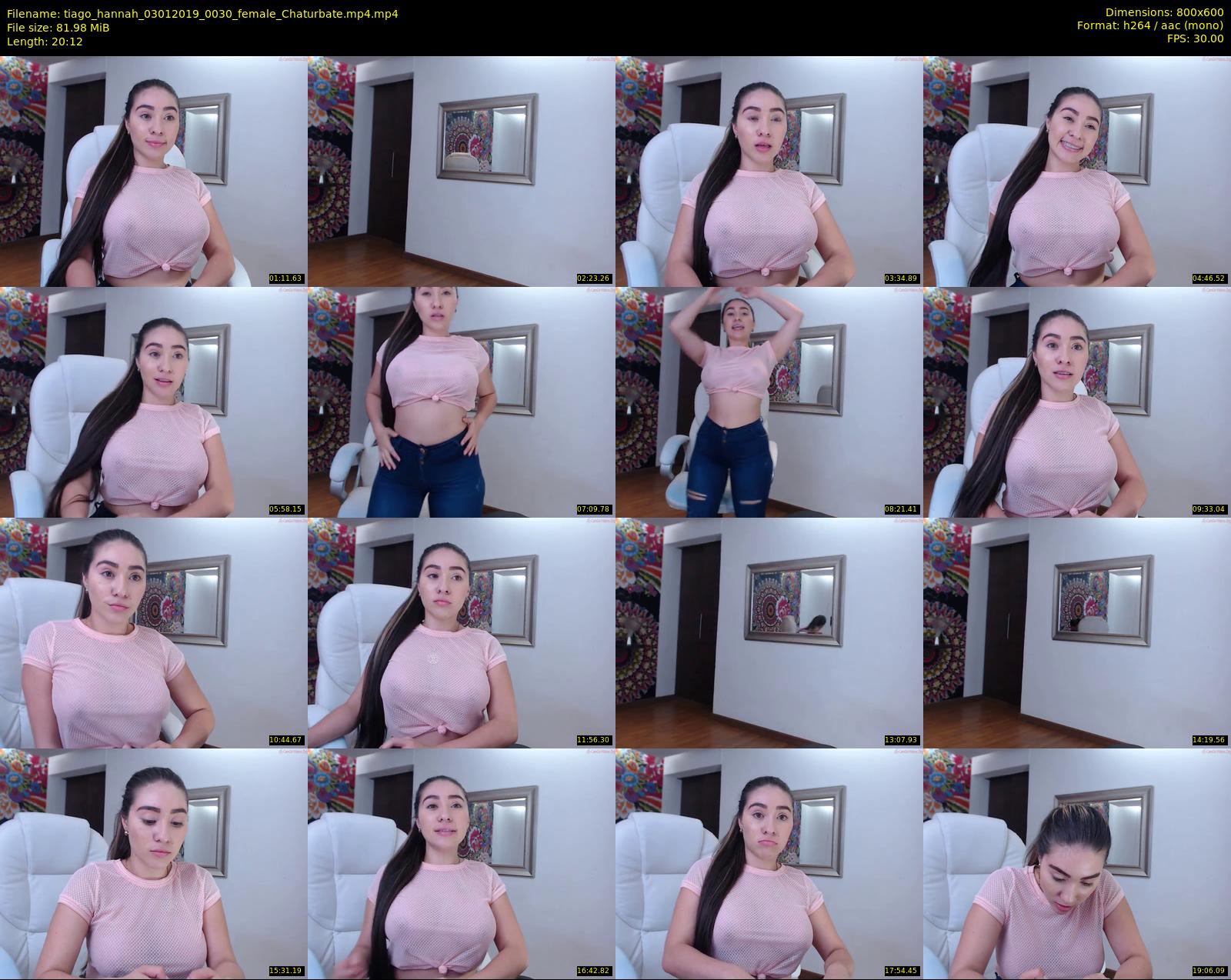 tiago_hannah — 21 minute Chaturbate couple cam show recording, 480p, Jan 3, 2019