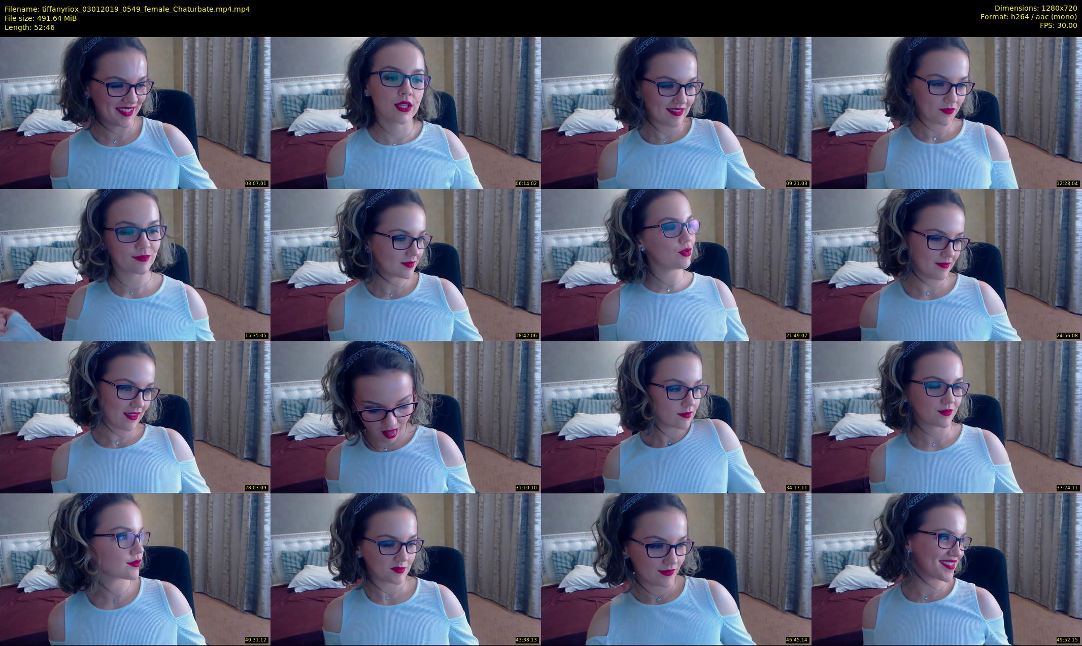 tiffanyriox — 53 minute Chaturbate female cam show recording, 720p, Jan 3, 2019