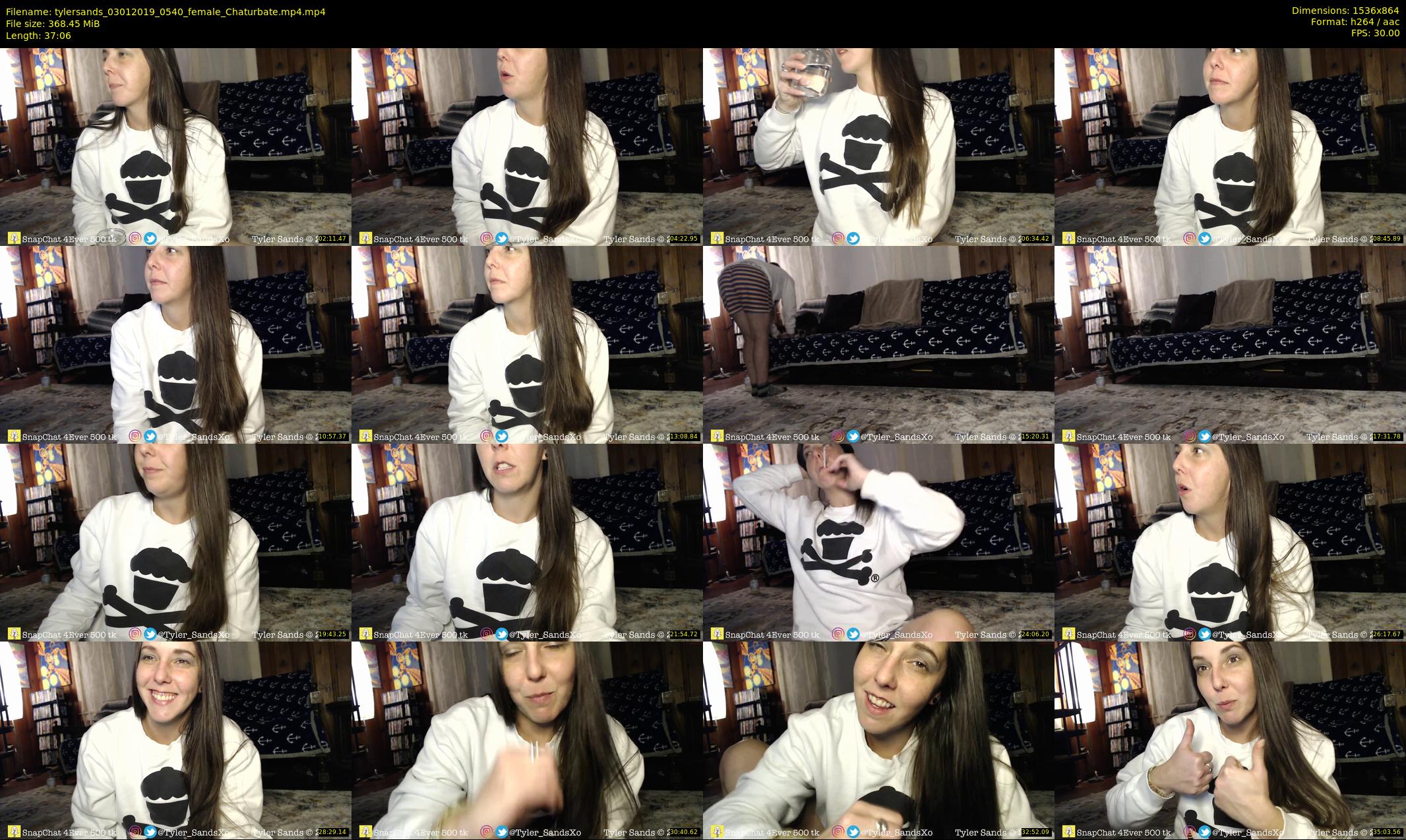 tylersands — 38 minute Chaturbate female cam show recording, 720p, Jan 3, 2019