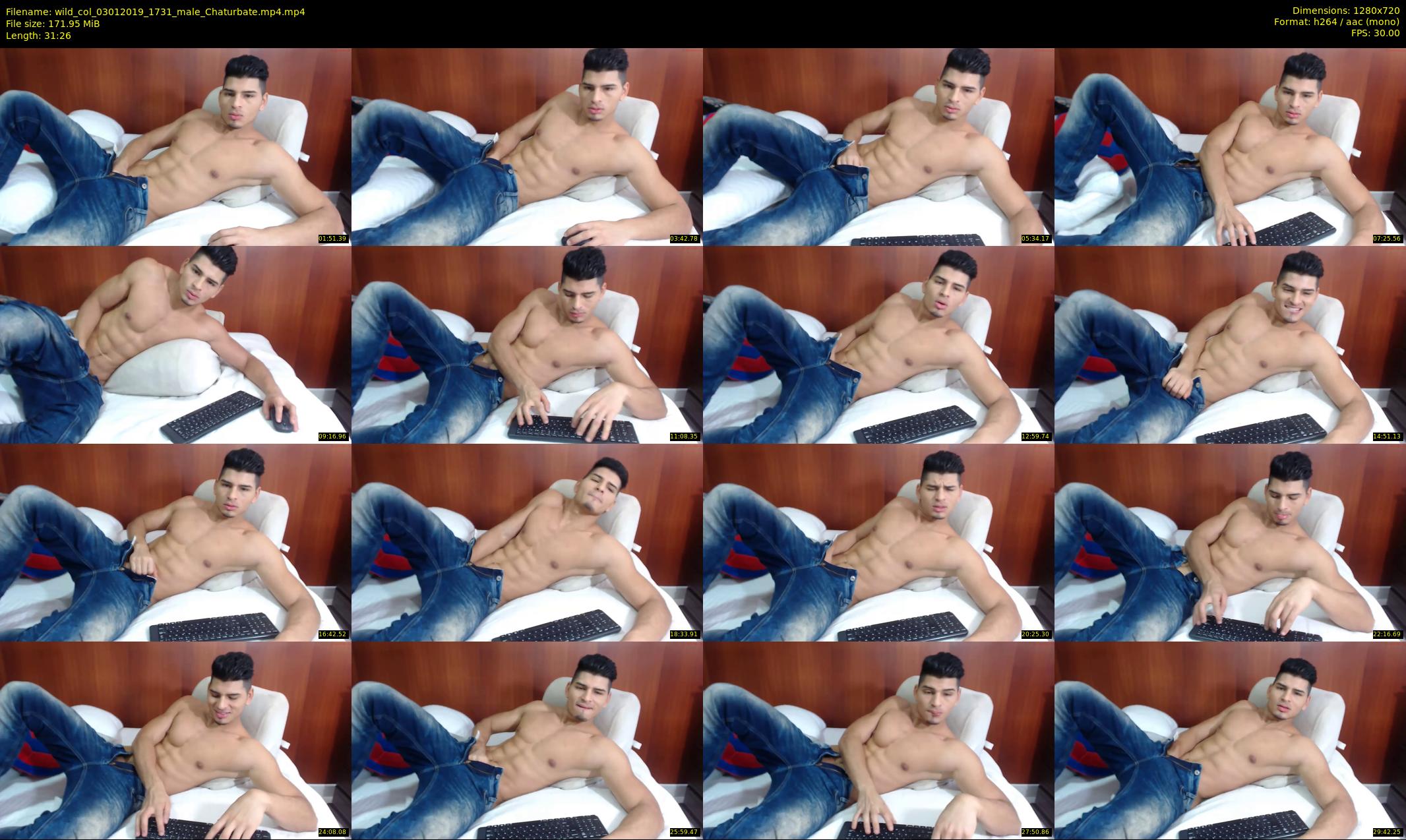 wild_col — 32 minute Chaturbate male cam show recording, 720p, Jan 3, 2019