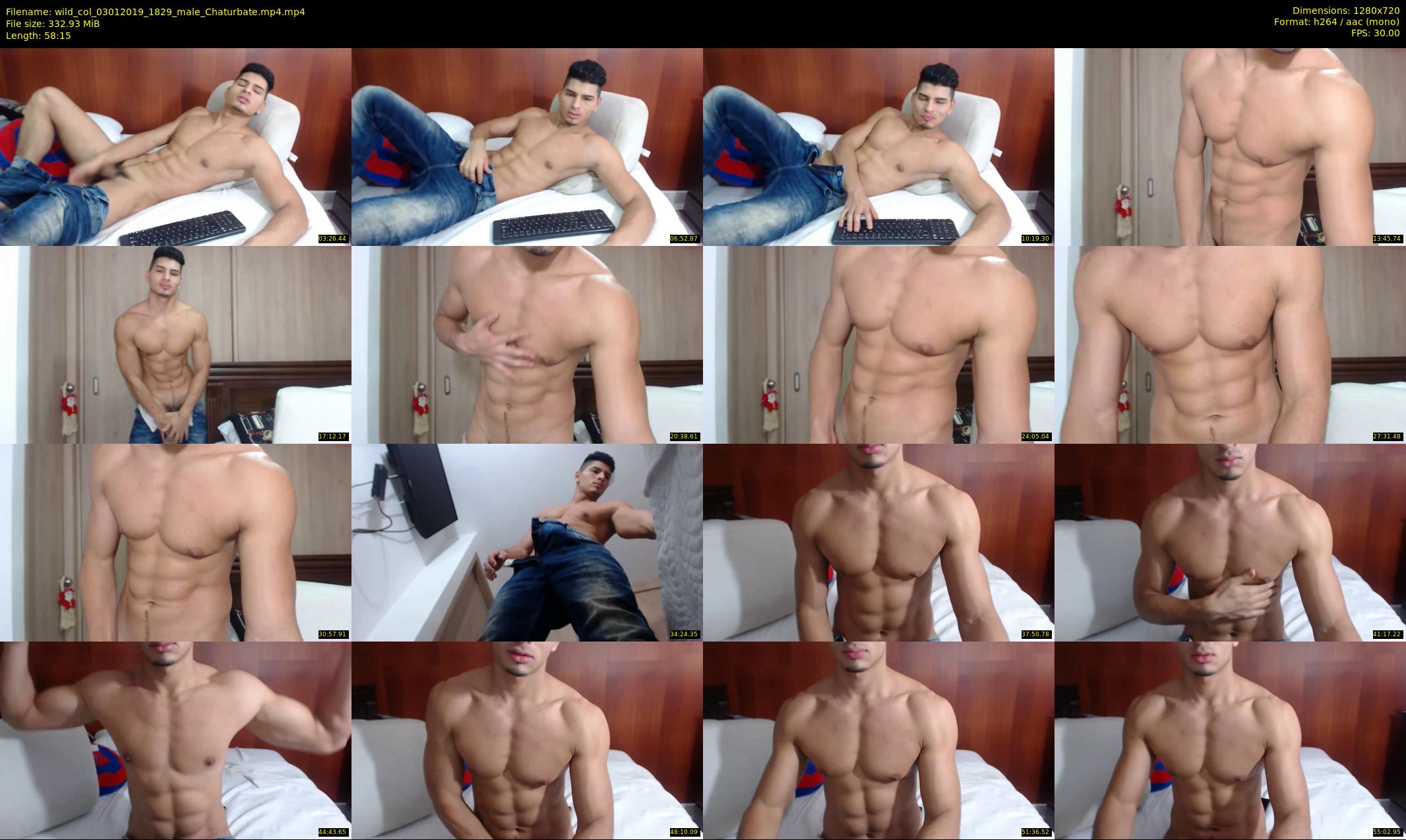 wild_col — 59 minute Chaturbate male cam show recording, 720p, Jan 3, 2019