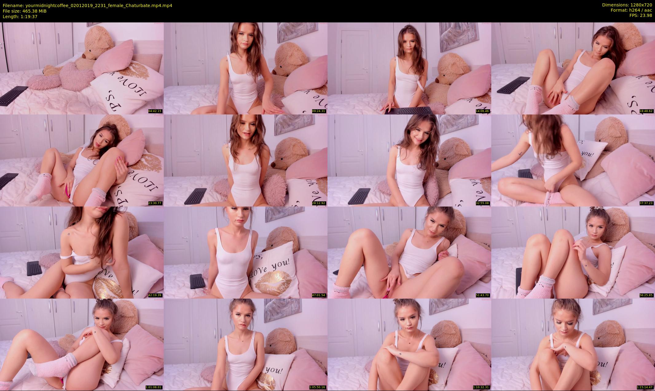 yourmidnightcoffee — 80 minute Chaturbate female cam show recording, 720p, Jan 2, 2019