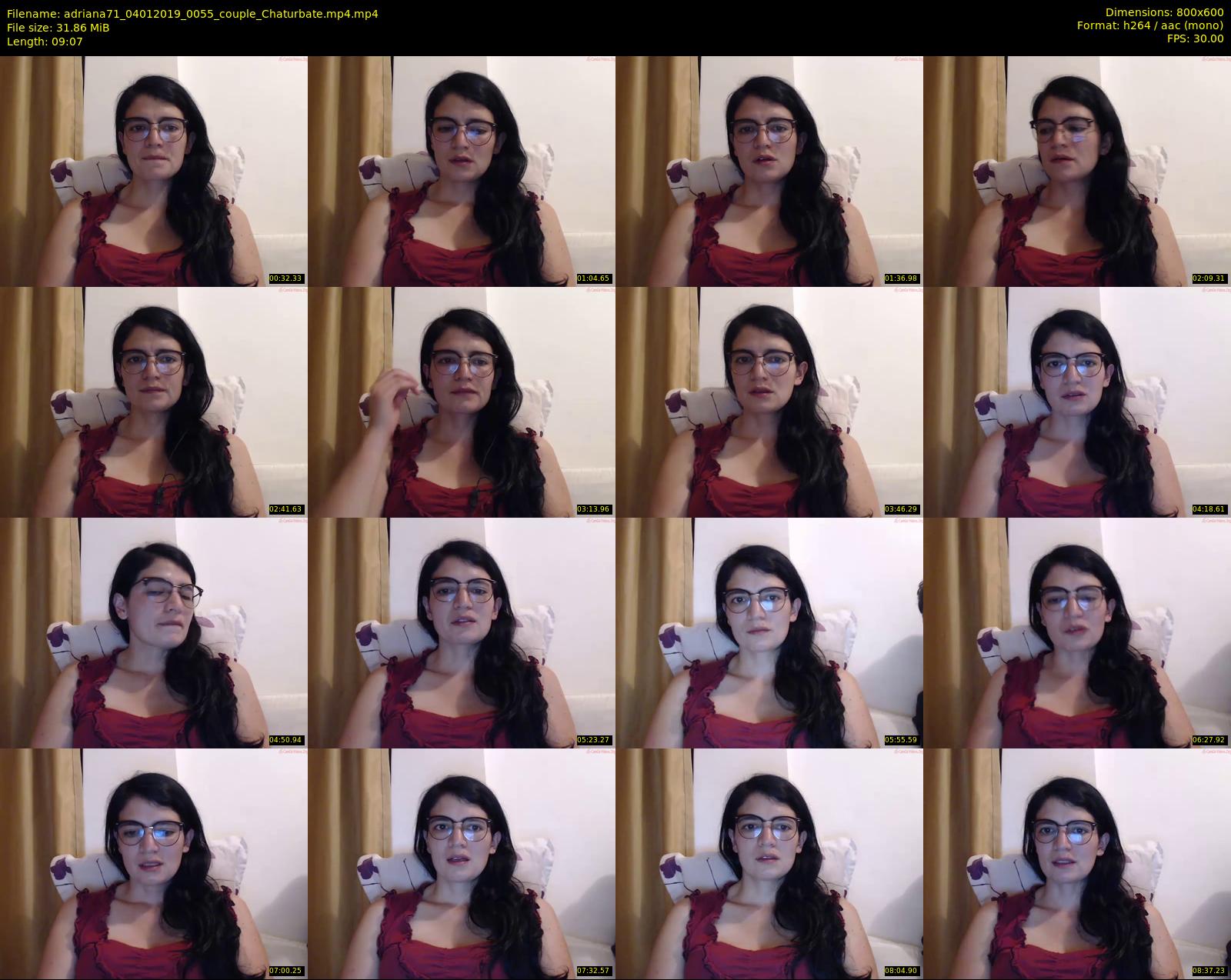 adriana71 — 10 minute Chaturbate couple cam show recording, 480p, Jan 4, 2019