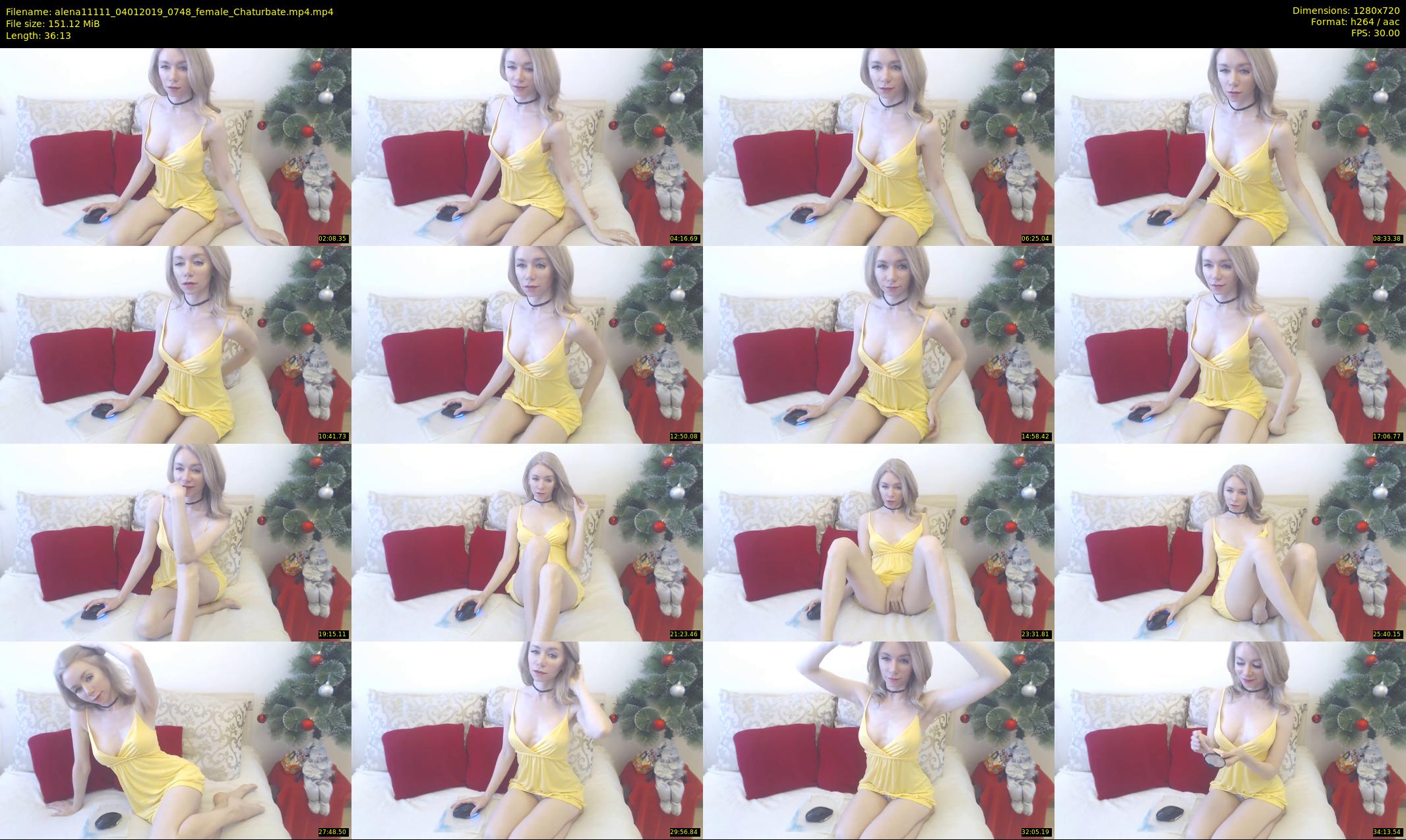 alena11111 — 37 minute Chaturbate female cam show recording, 720p, Jan 4, 2019