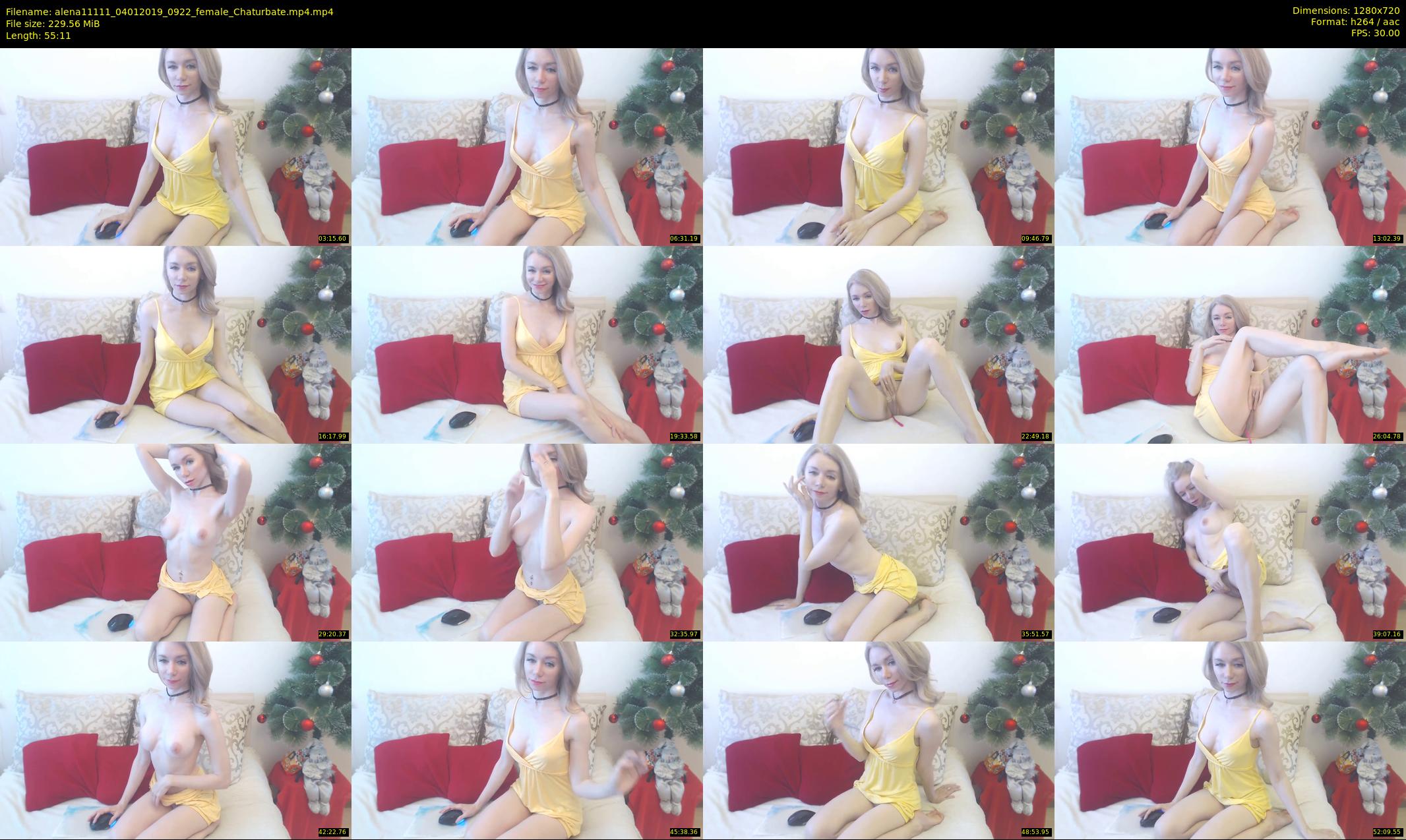 alena11111 — 56 minute Chaturbate female cam show recording, 720p, Jan 4, 2019