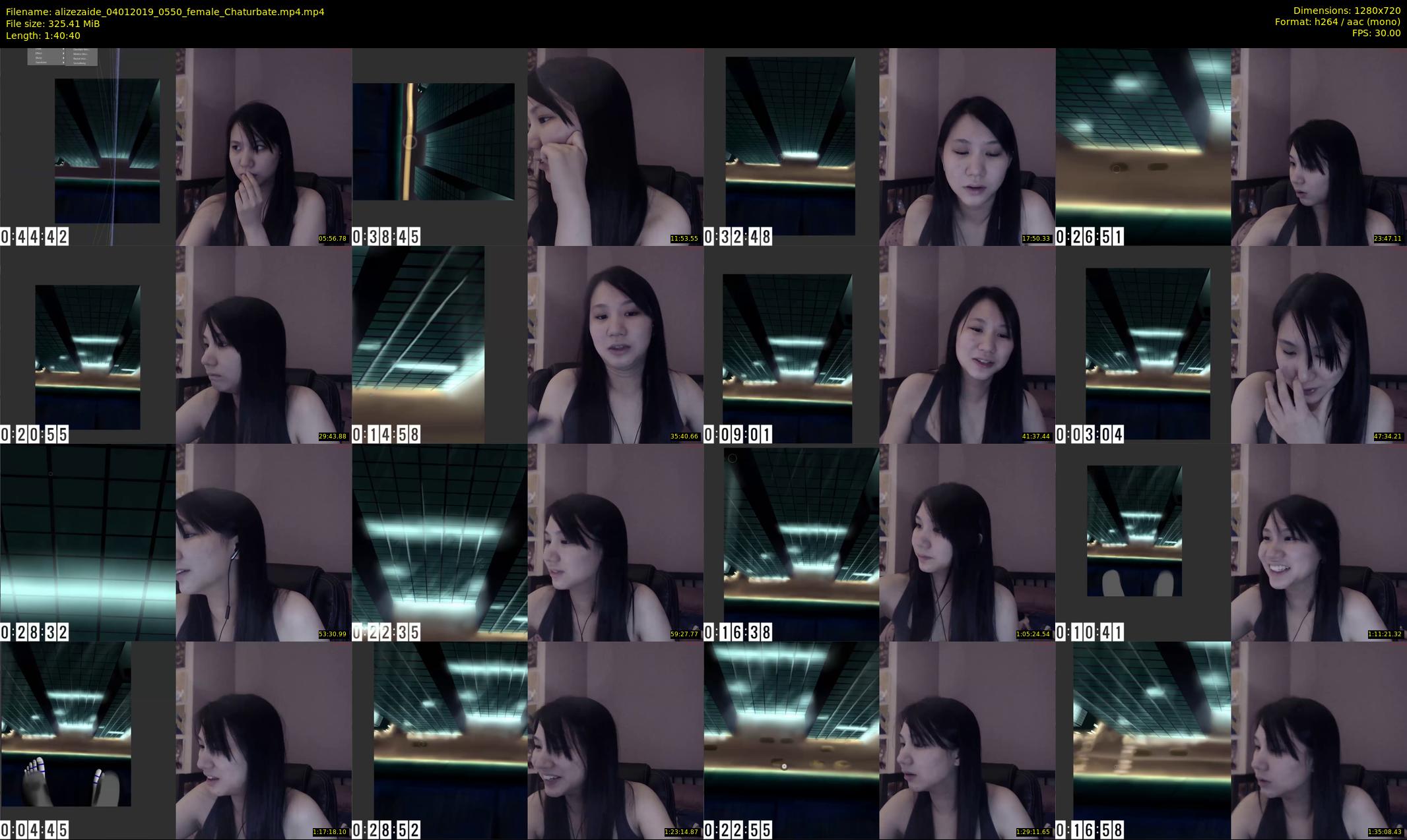 alizezaide — 101 minute Chaturbate female cam show recording, 720p, Jan 4, 2019