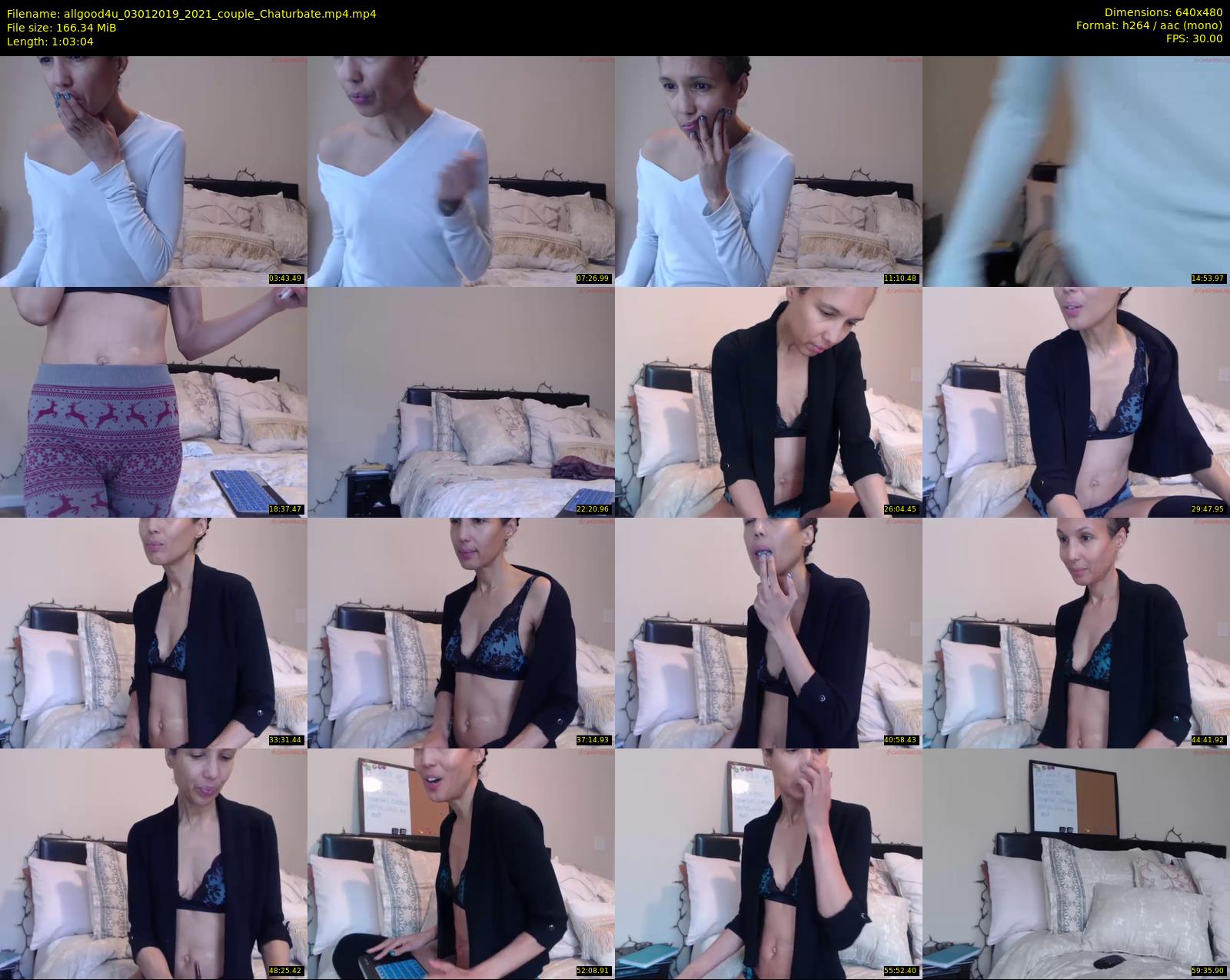 allgood4u — 64 minute Chaturbate couple cam show recording, 480p, Jan 3, 2019
