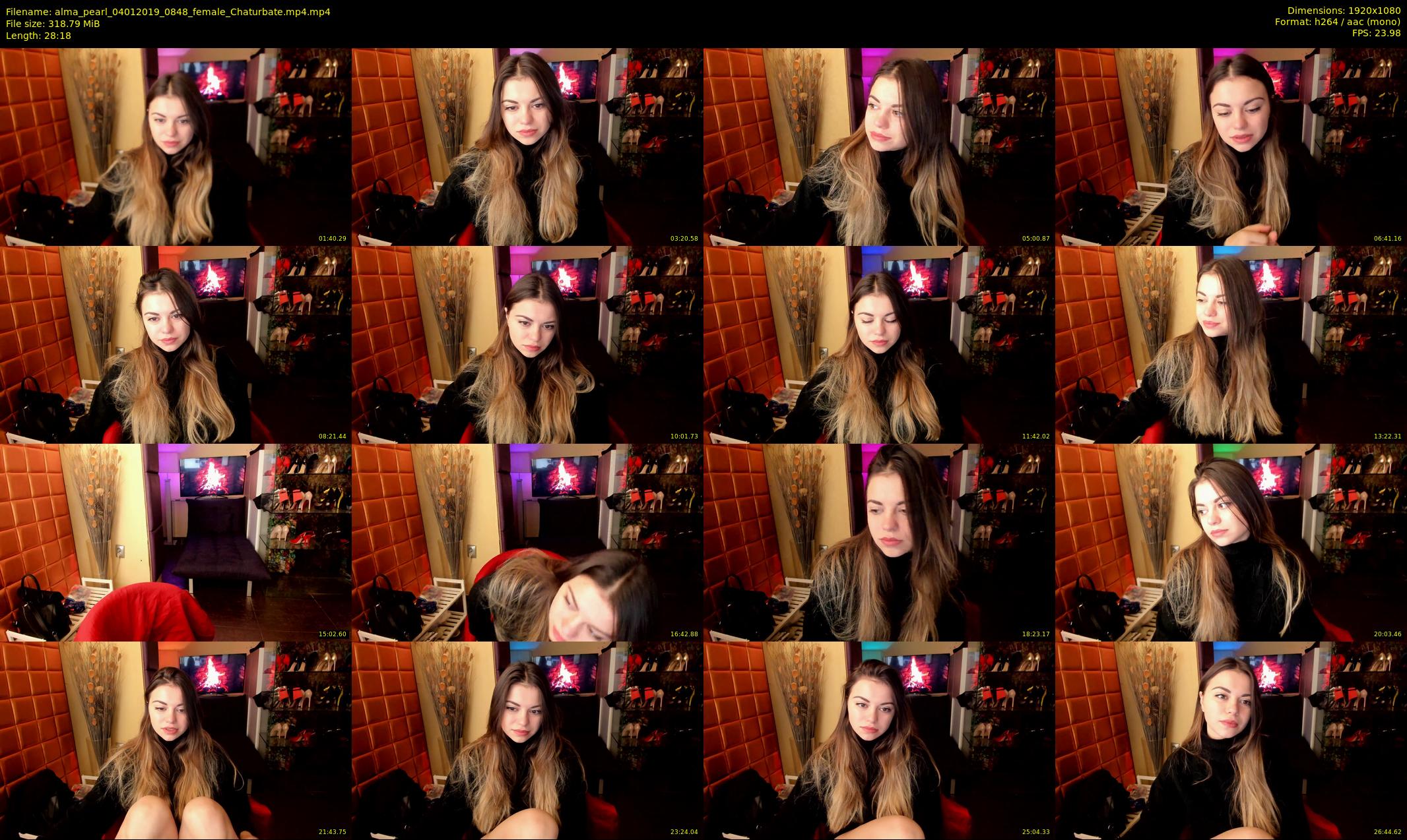 alma_pearl — 29 minute Chaturbate female cam show recording, 1080p, Jan 4, 2019