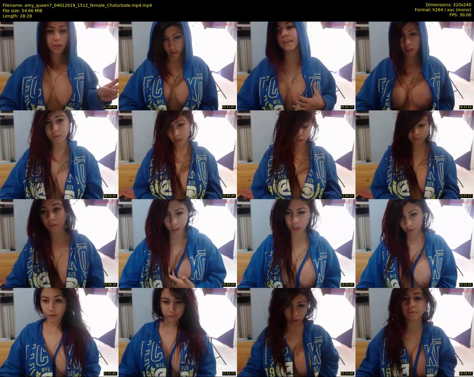 amy_queen7 — 29 minute Chaturbate female cam show recording, SD, Jan 4, 2019