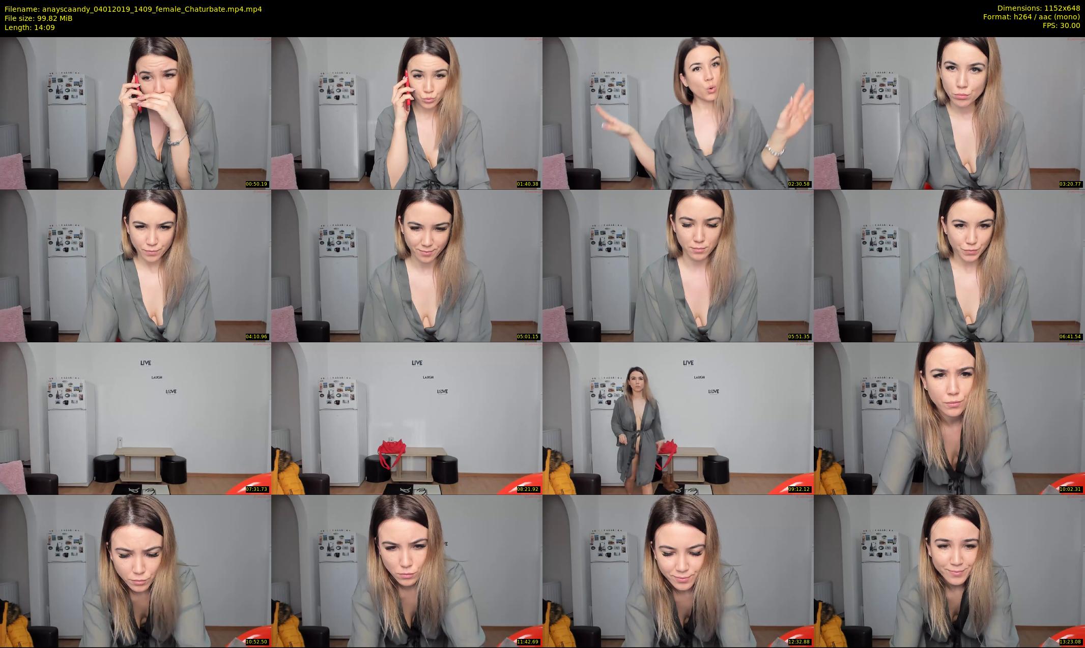 anayscaandy — 15 minute Chaturbate female cam show recording, 480p, Jan 4, 2019