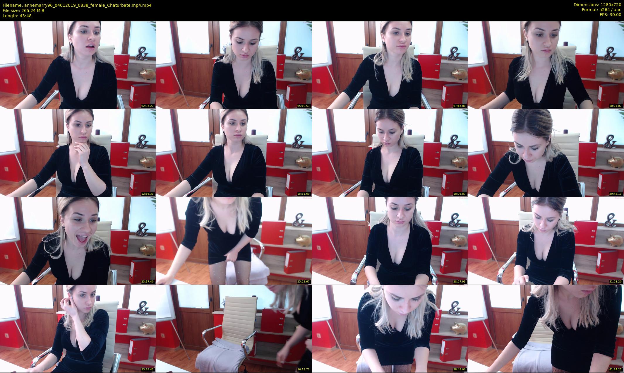 annemarry96 — 44 minute Chaturbate female cam show recording, 720p, Jan 4, 2019