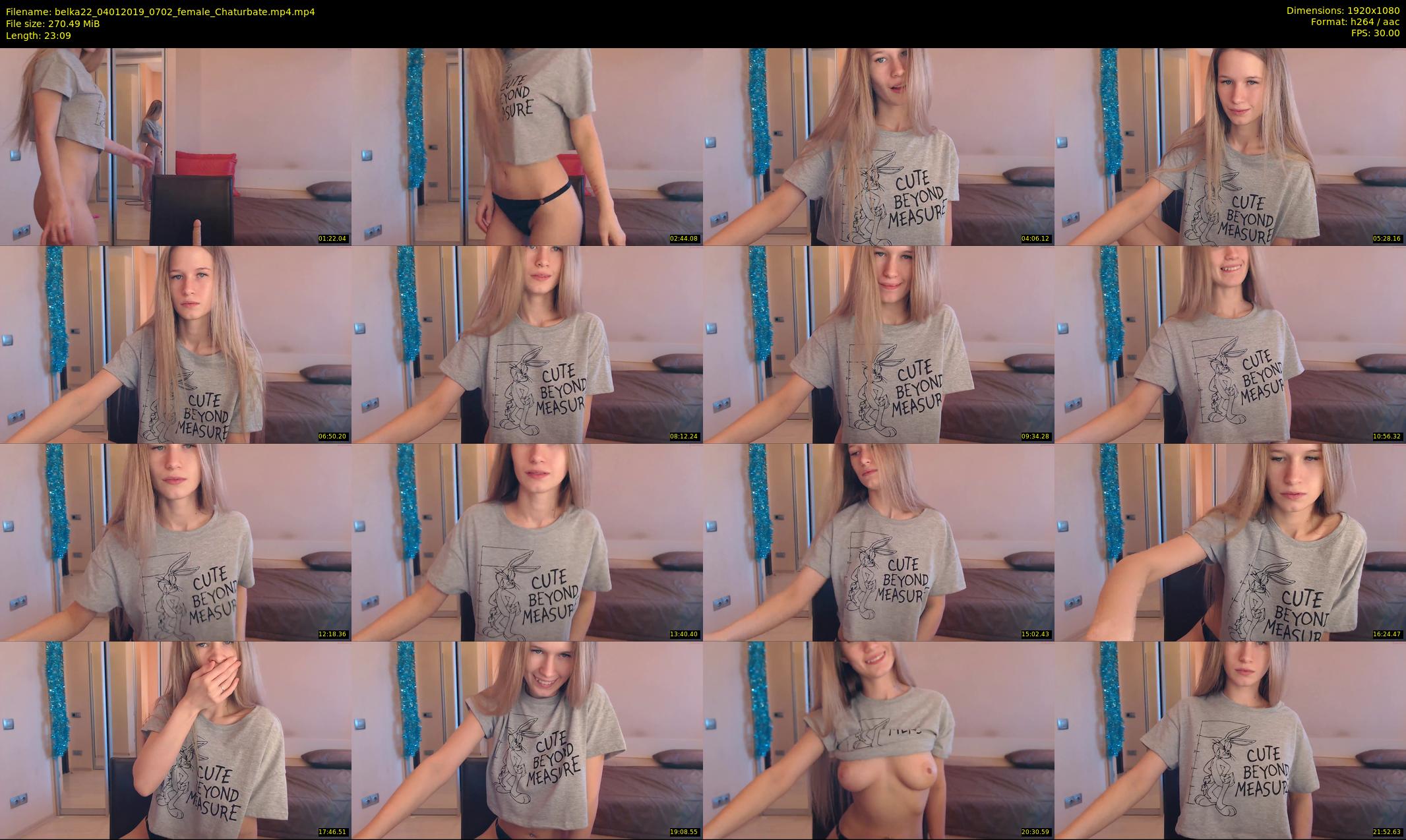 belka22 — 24 minute Chaturbate female cam show recording, 1080p, Jan 4, 2019