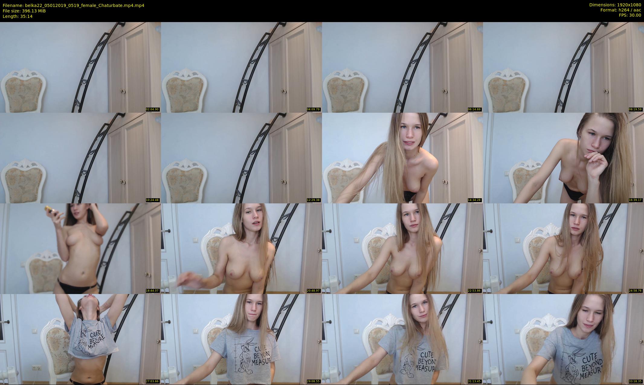 belka22 — 36 minute Chaturbate female cam show recording, 1080p, Jan 5, 2019