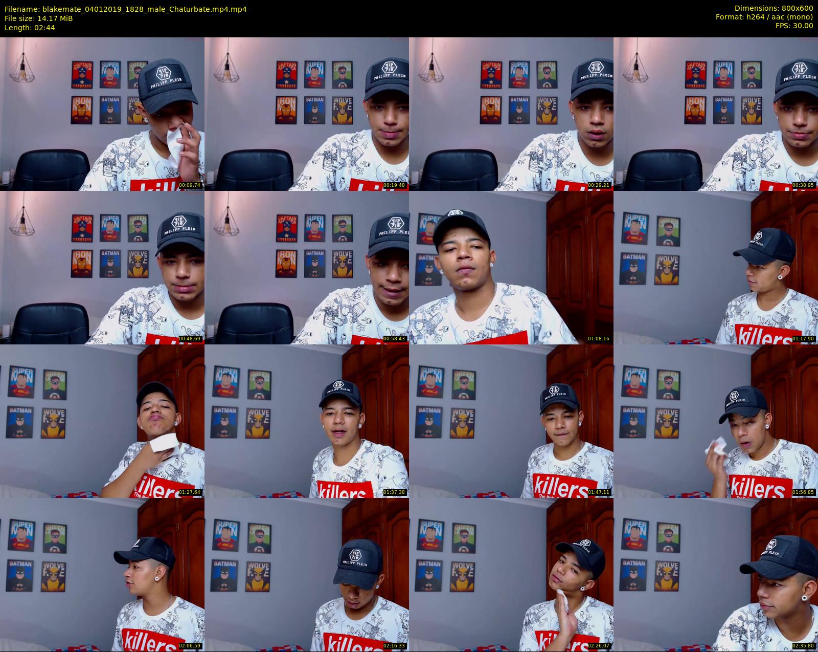 blakemate — 3 minute Chaturbate male cam show recording, 480p, Jan 4, 2019