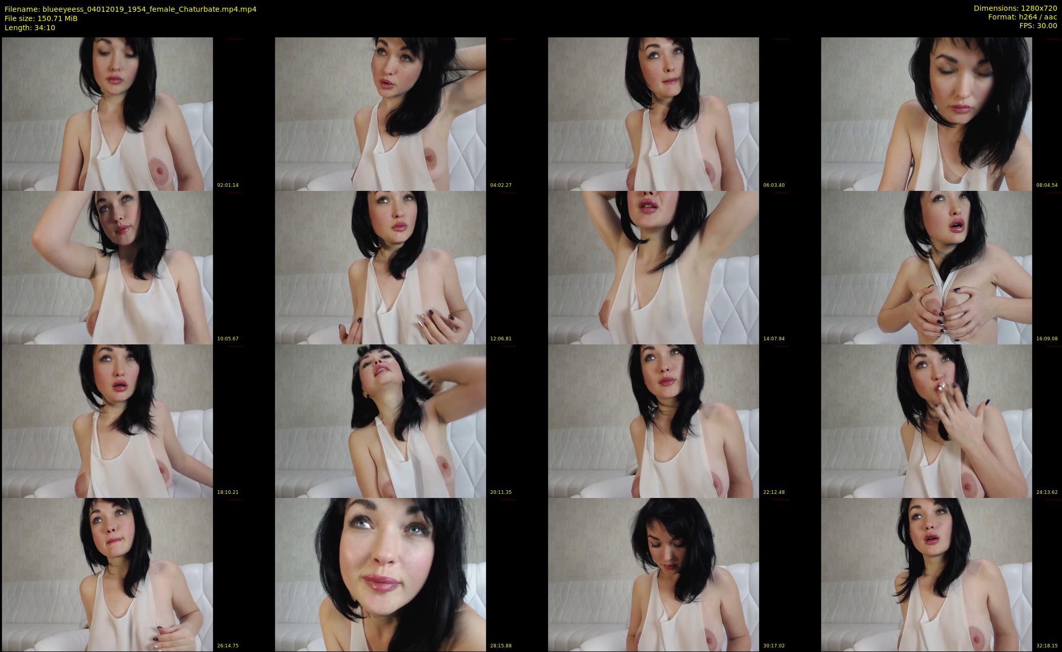 blueeyeess — 35 minute Chaturbate female cam show recording, 720p, Jan 4, 2019