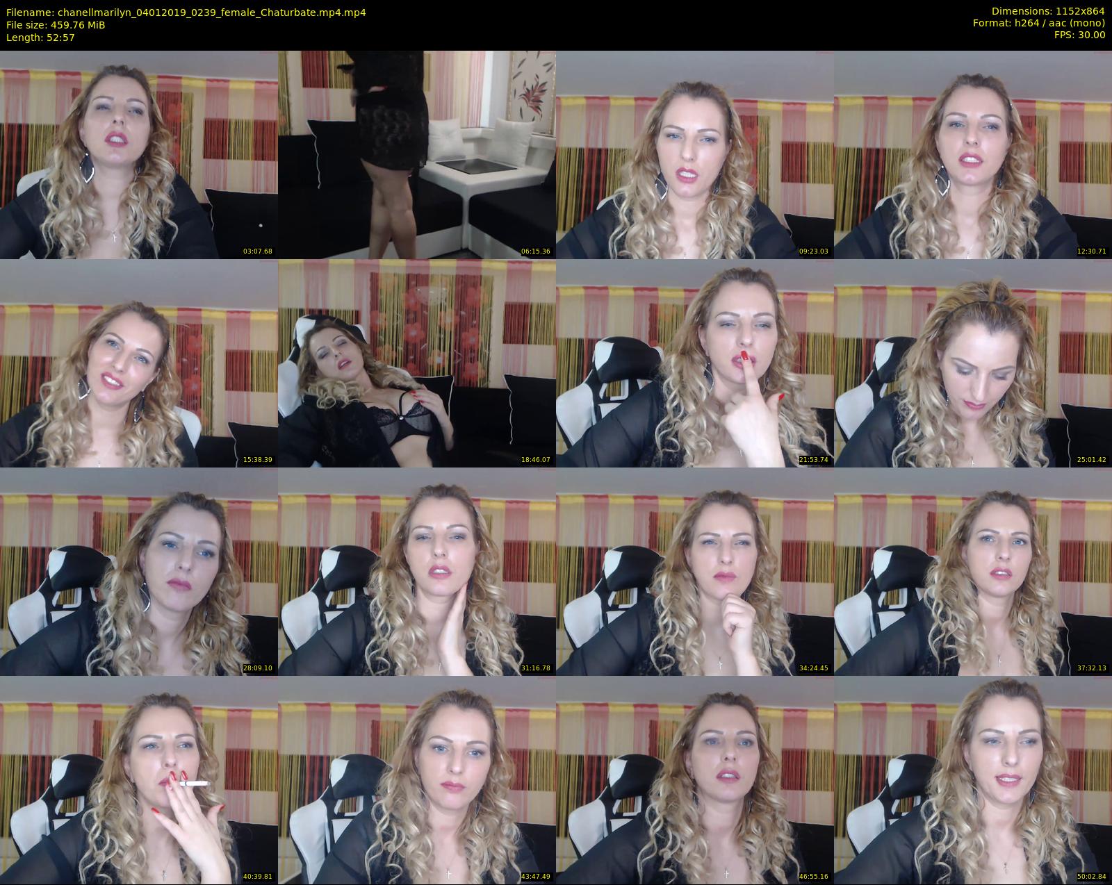 chanellmarilyn — 53 minute Chaturbate female cam show recording, 720p, Jan 4, 2019