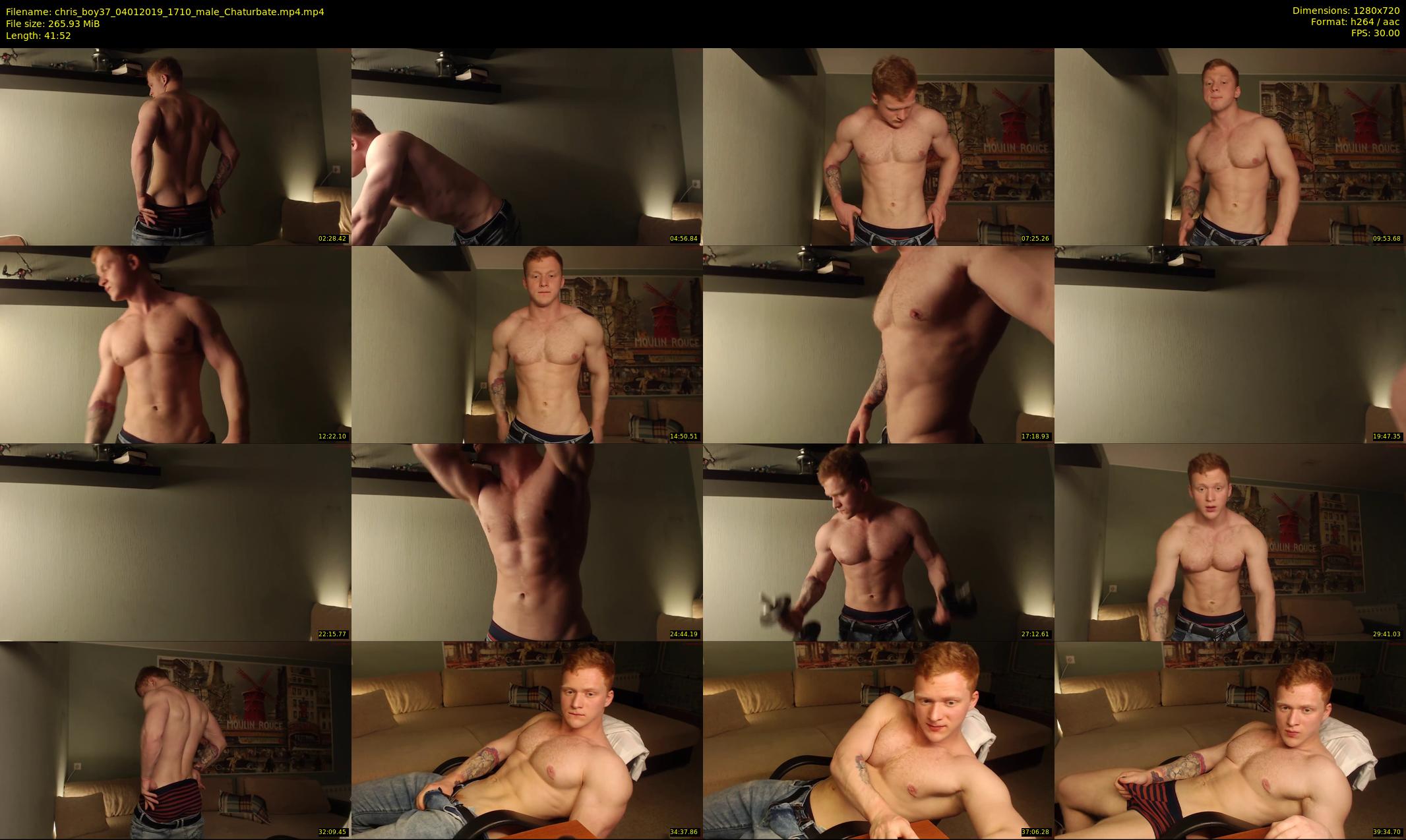chris_boy37 — 42 minute Chaturbate male cam show recording, 720p, Jan 4, 2019
