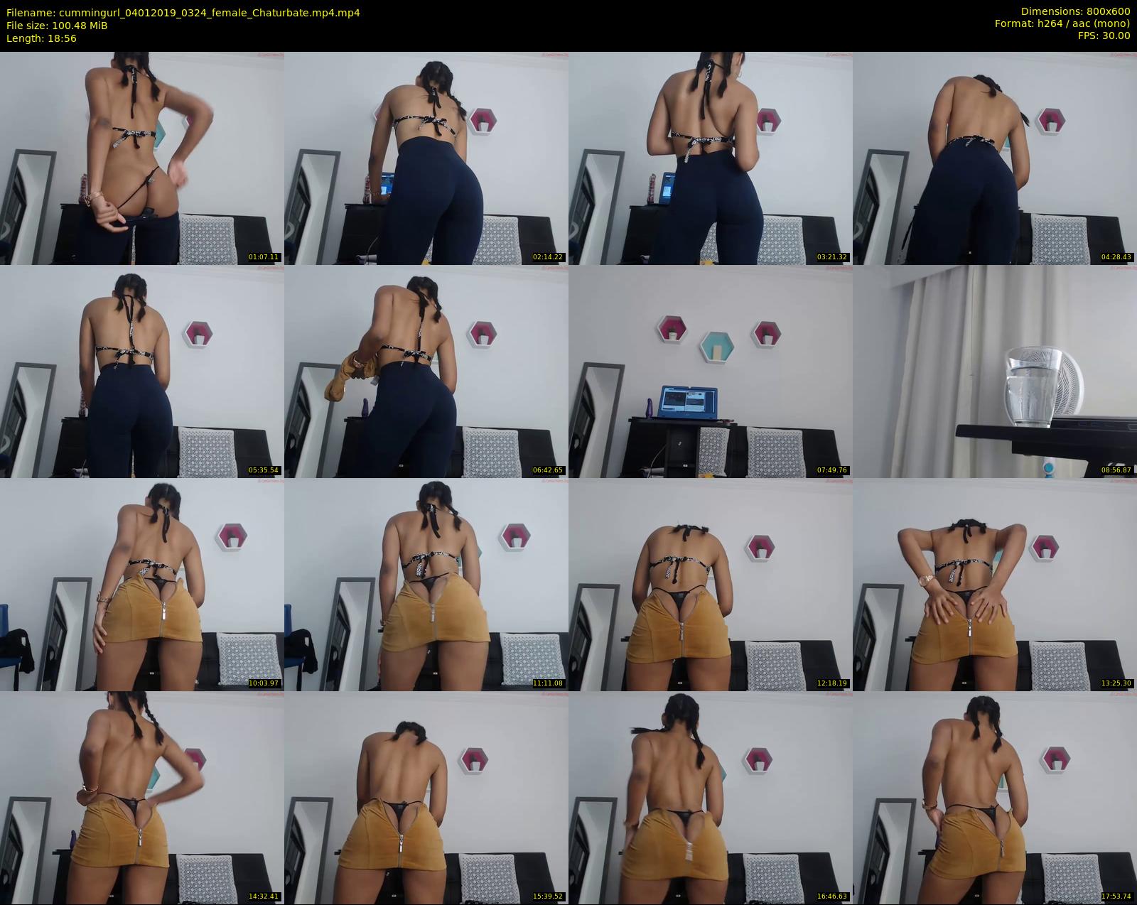 cummingurl — 19 minute Chaturbate couple cam show recording, 480p, Jan 4, 2019