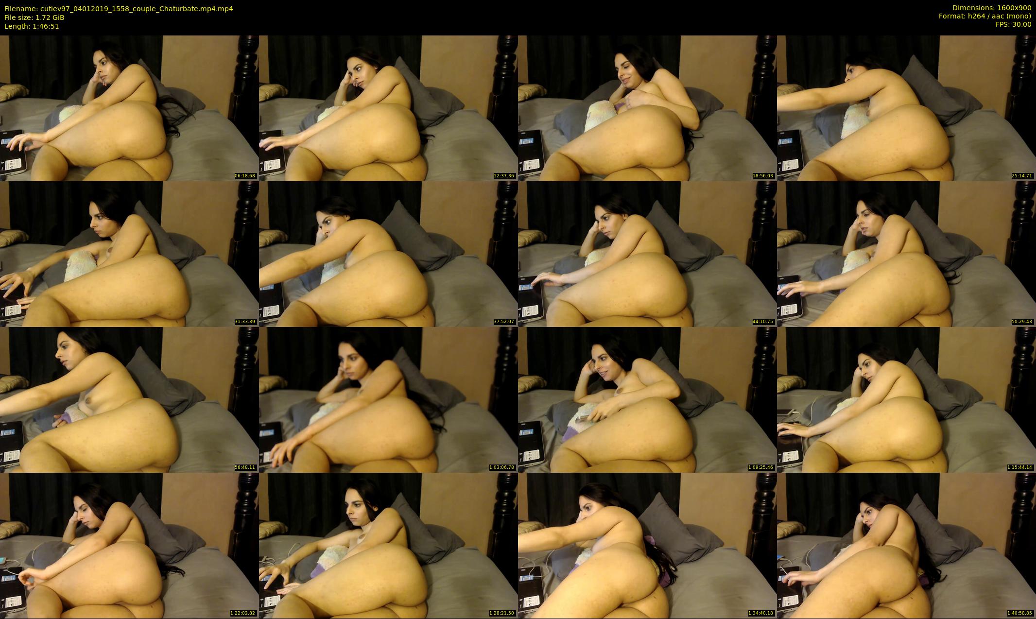 cutiev97 — 107 minute Chaturbate couple cam show recording, 720p, Jan 4, 2019