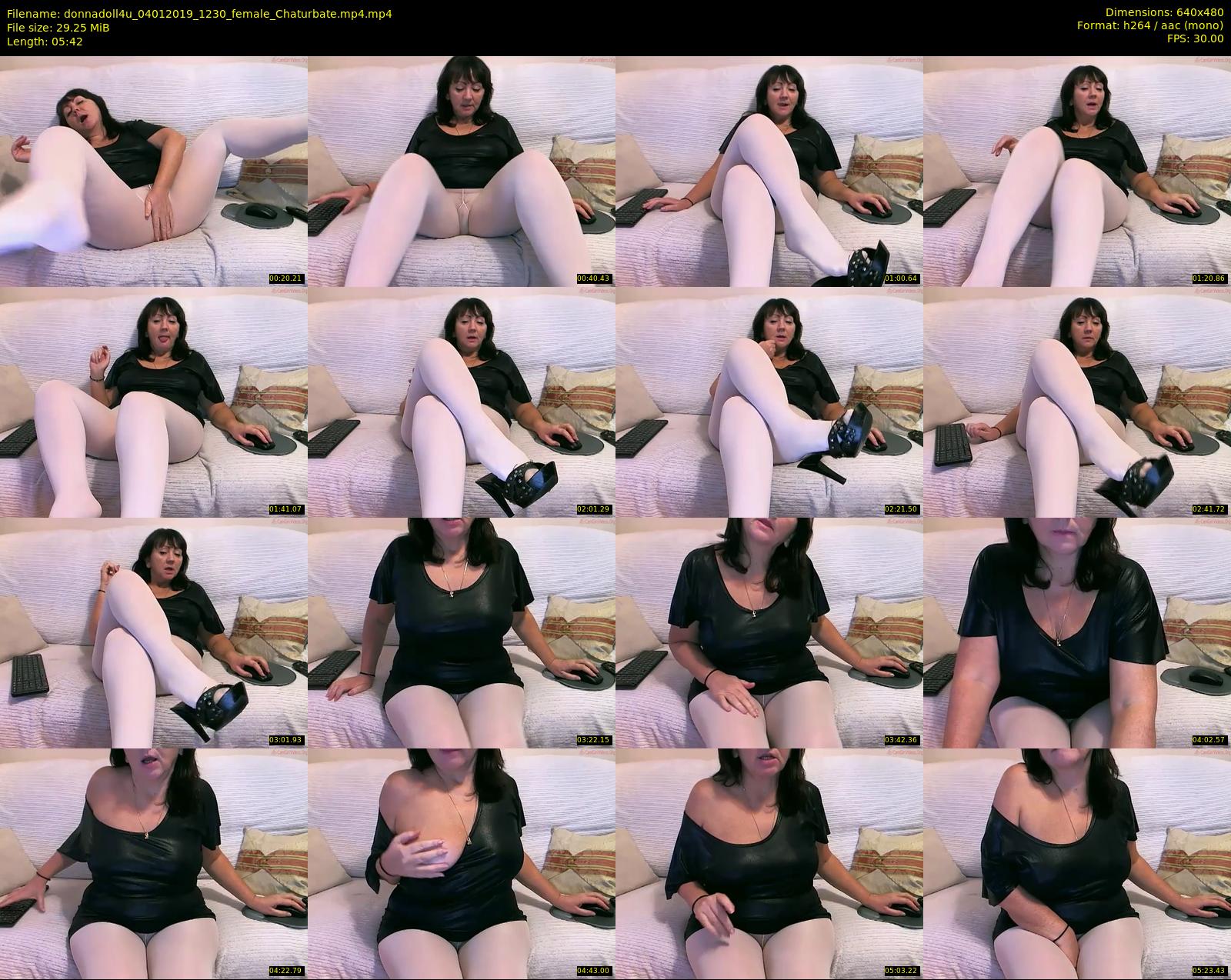 donnadoll4u — 6 minute Chaturbate female cam show recording, 480p, Jan 4, 2019