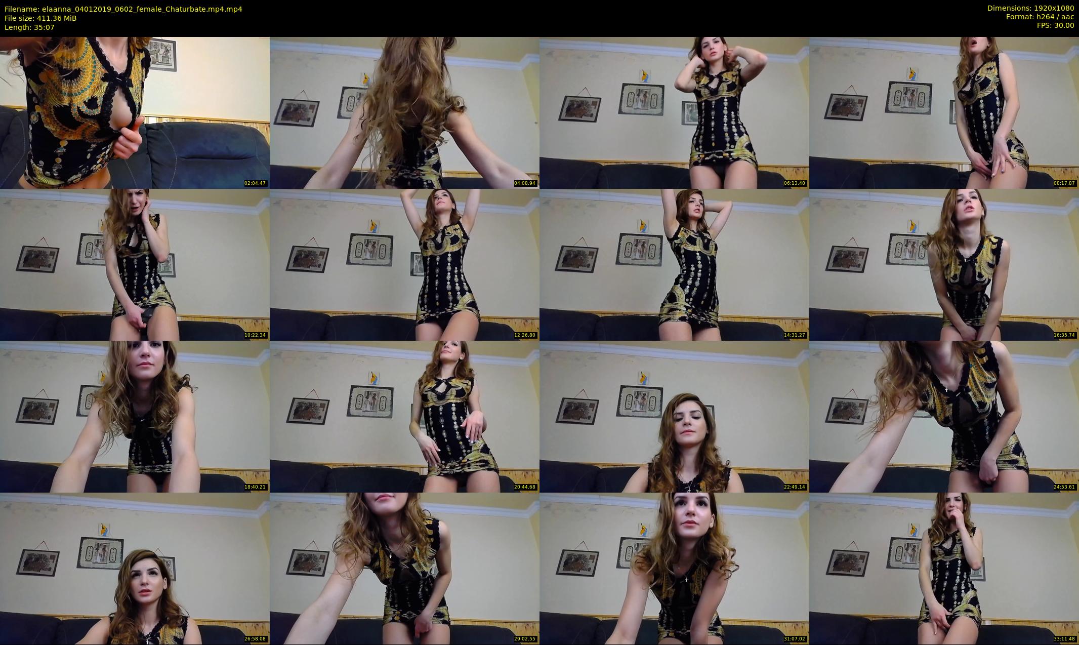 elaanna — 36 minute Chaturbate female cam show recording, 1080p, Jan 4, 2019