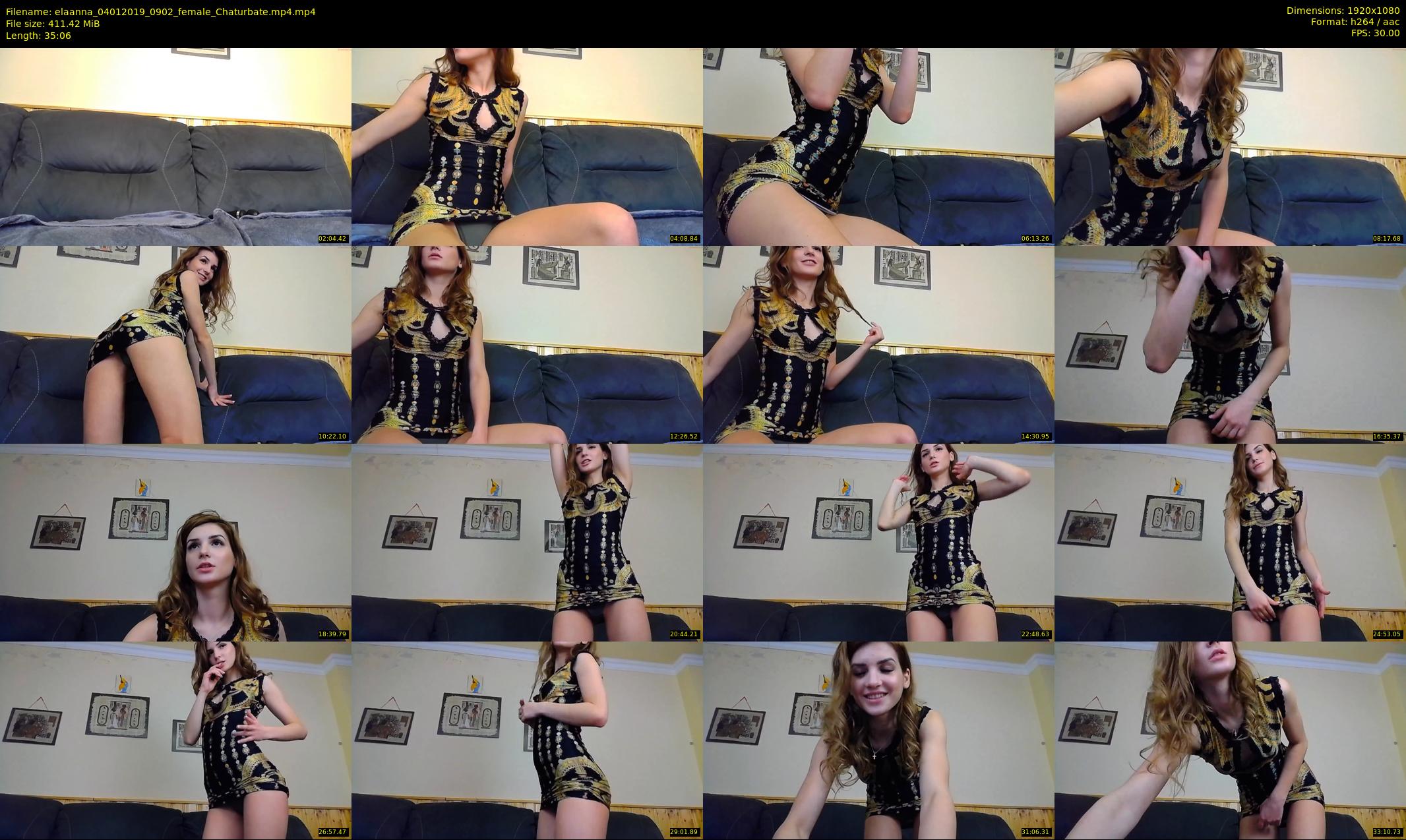 elaanna — 36 minute Chaturbate female cam show recording, 1080p, Jan 4, 2019