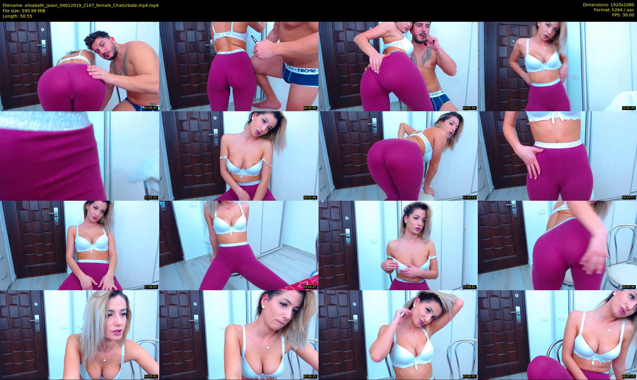 elisabeth_jason — 51 minute Chaturbate couple cam show recording, 1080p, Jan 4, 2019