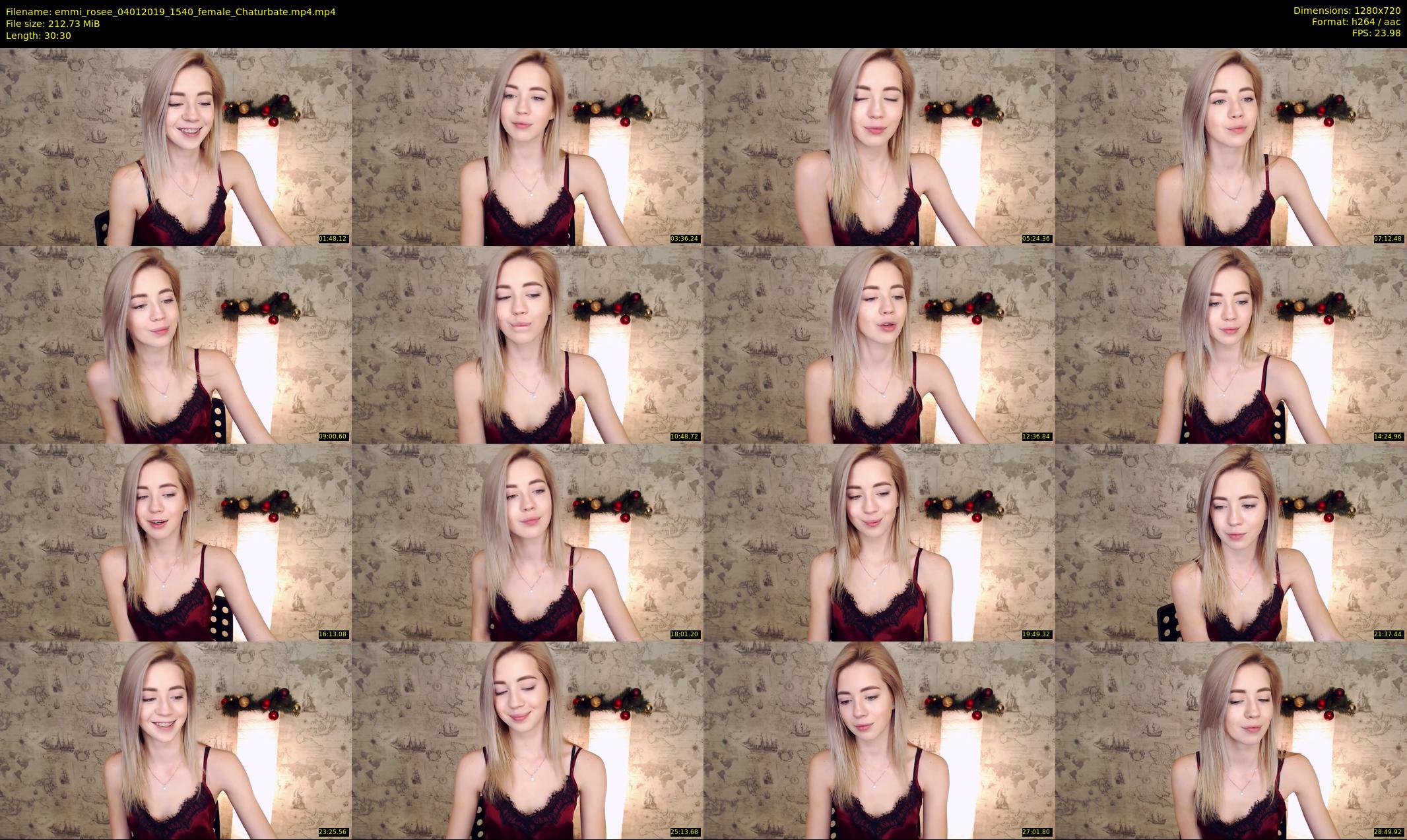 emmi_rosee — 31 minute Chaturbate female cam show recording, 720p, Jan 4, 2019