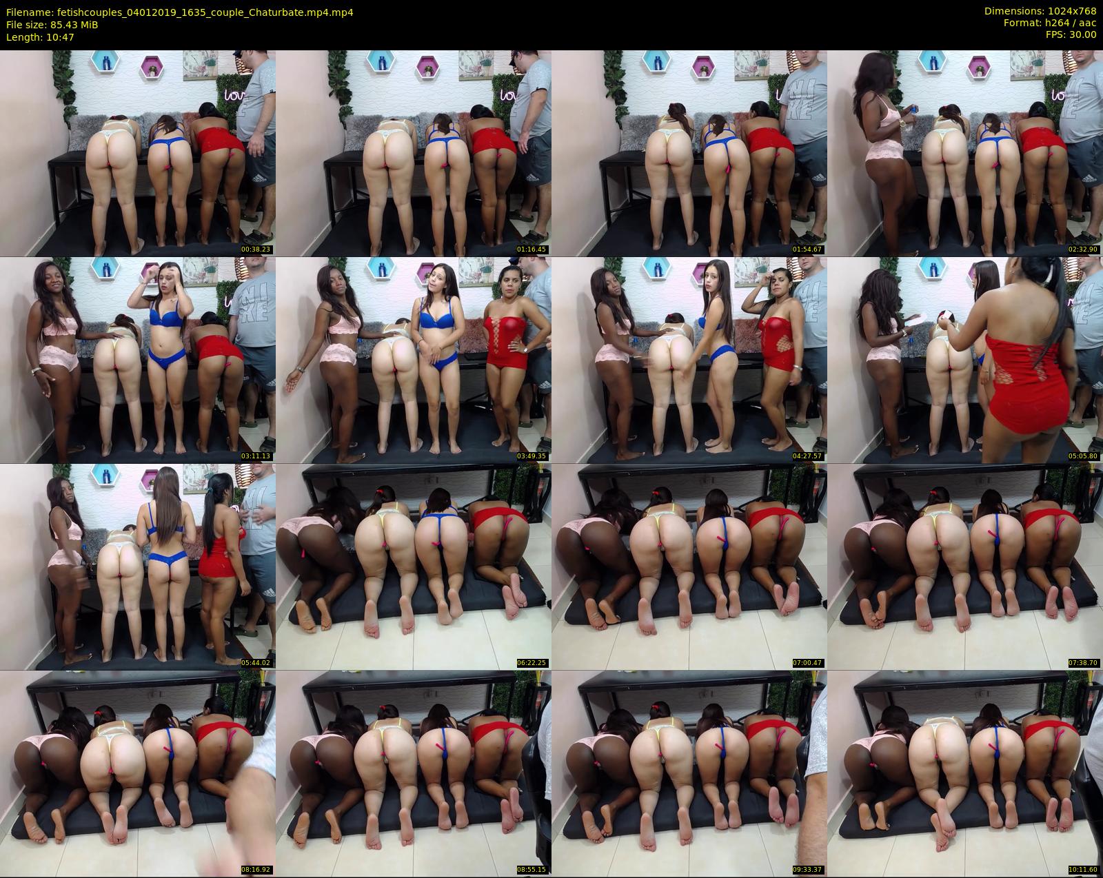 fetishcouples — 11 minute Chaturbate couple cam show recording, 720p, Jan 4, 2019