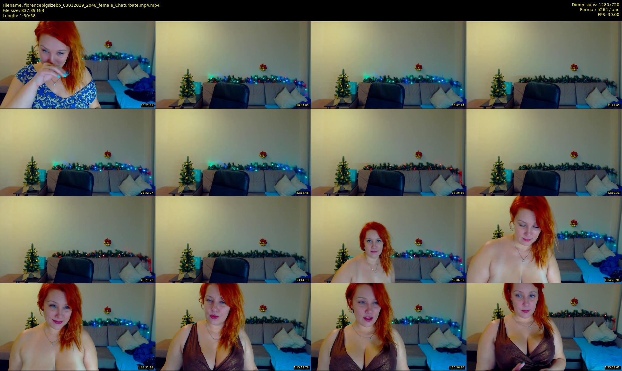 florencebigsizebb — 91 minute Chaturbate female cam show recording, 720p, Jan 3, 2019